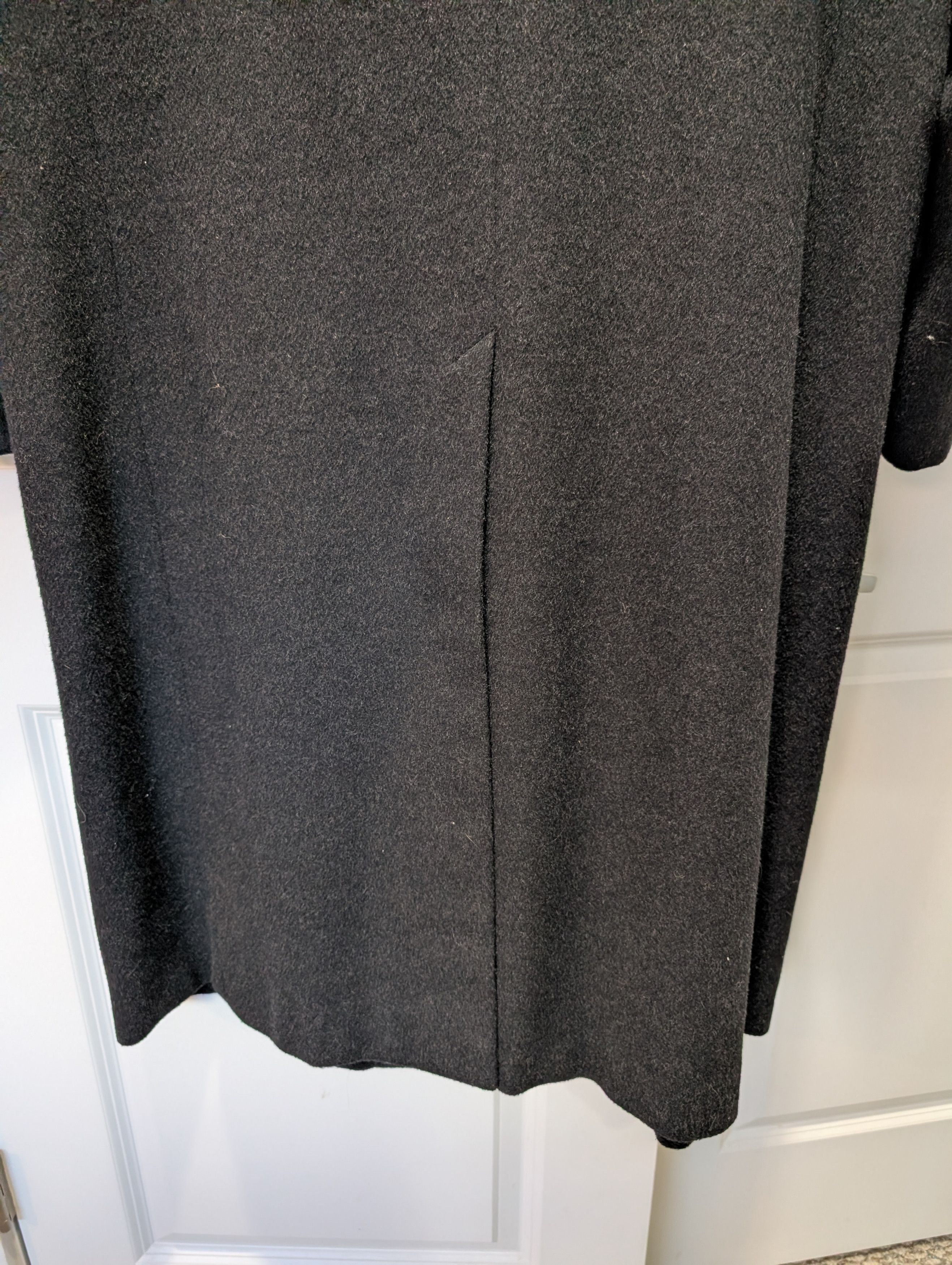 Brooks Brothers Makers 44R Charcoal Double Breasted Wool Overcoat Size US L / EU 52-54 / 3 - 12 Thumbnail