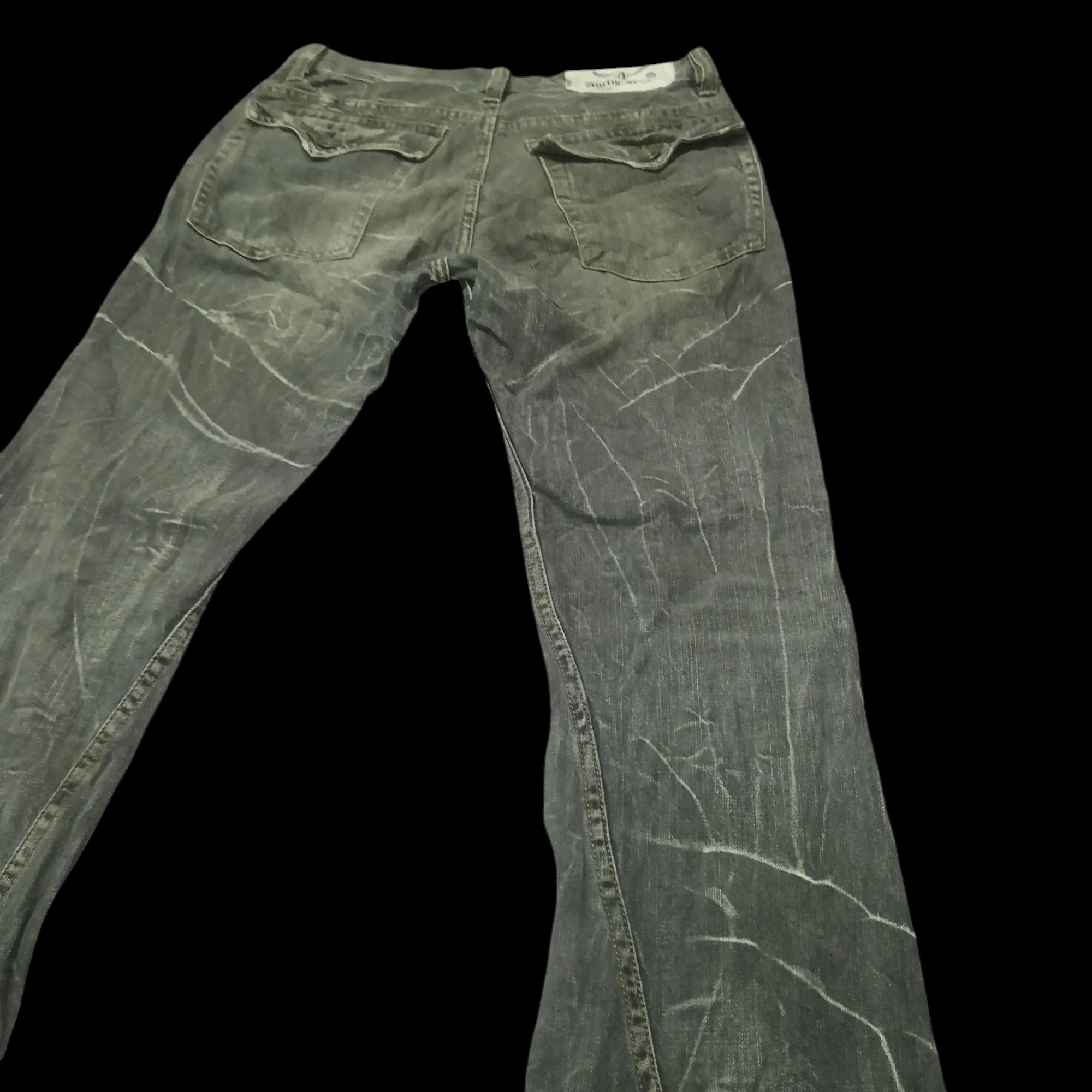 Who Decides War 💥Insane 90s Japanese Antful Jeans Distressed Flared bootcut Size US 30 / EU 46 - 12 Thumbnail