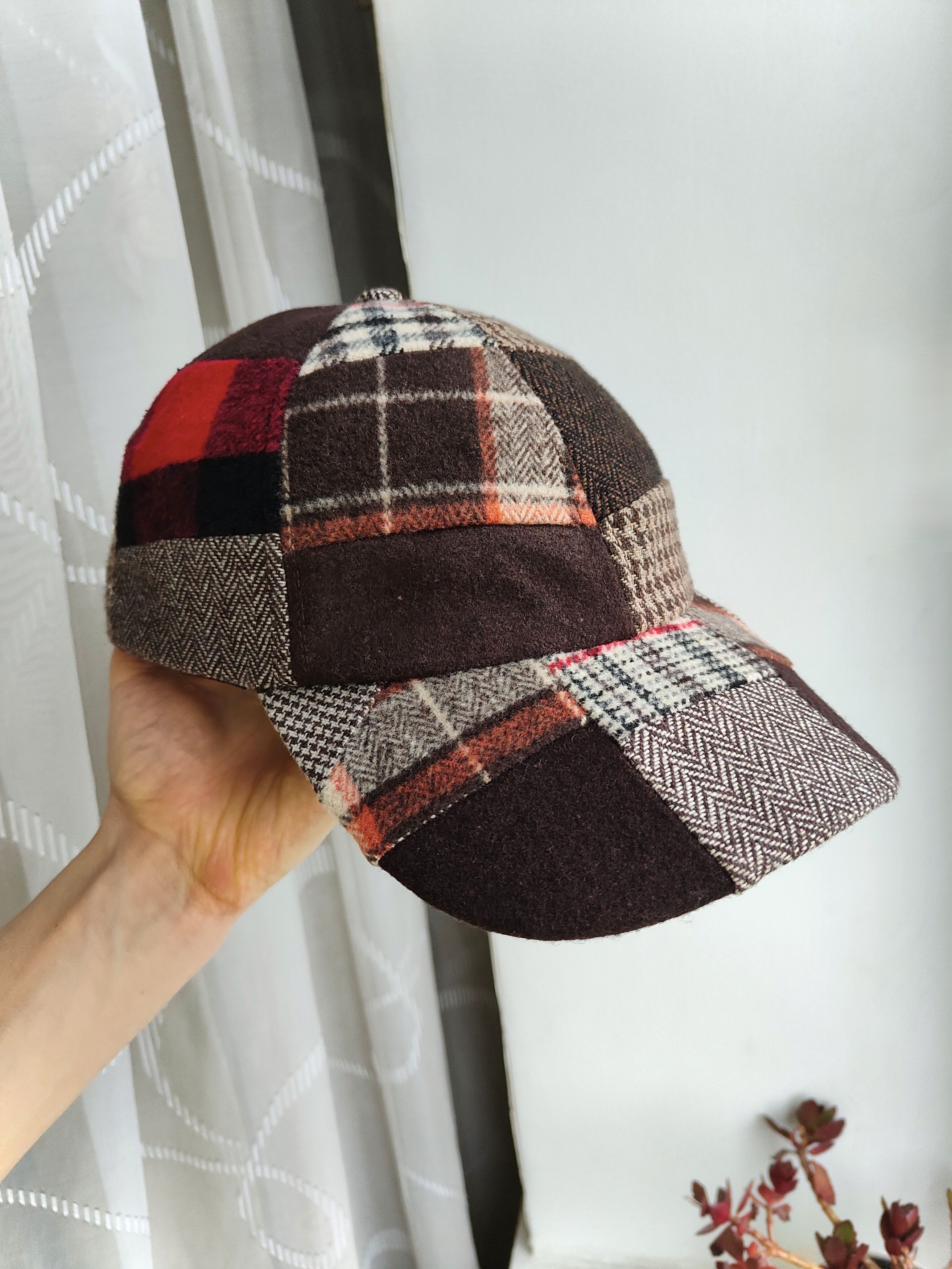 Hawkings Mcgill Hawkins Woolen Cap Flat Cap Men's Cap Hat Size ONE SIZE - 1 Thumbnail