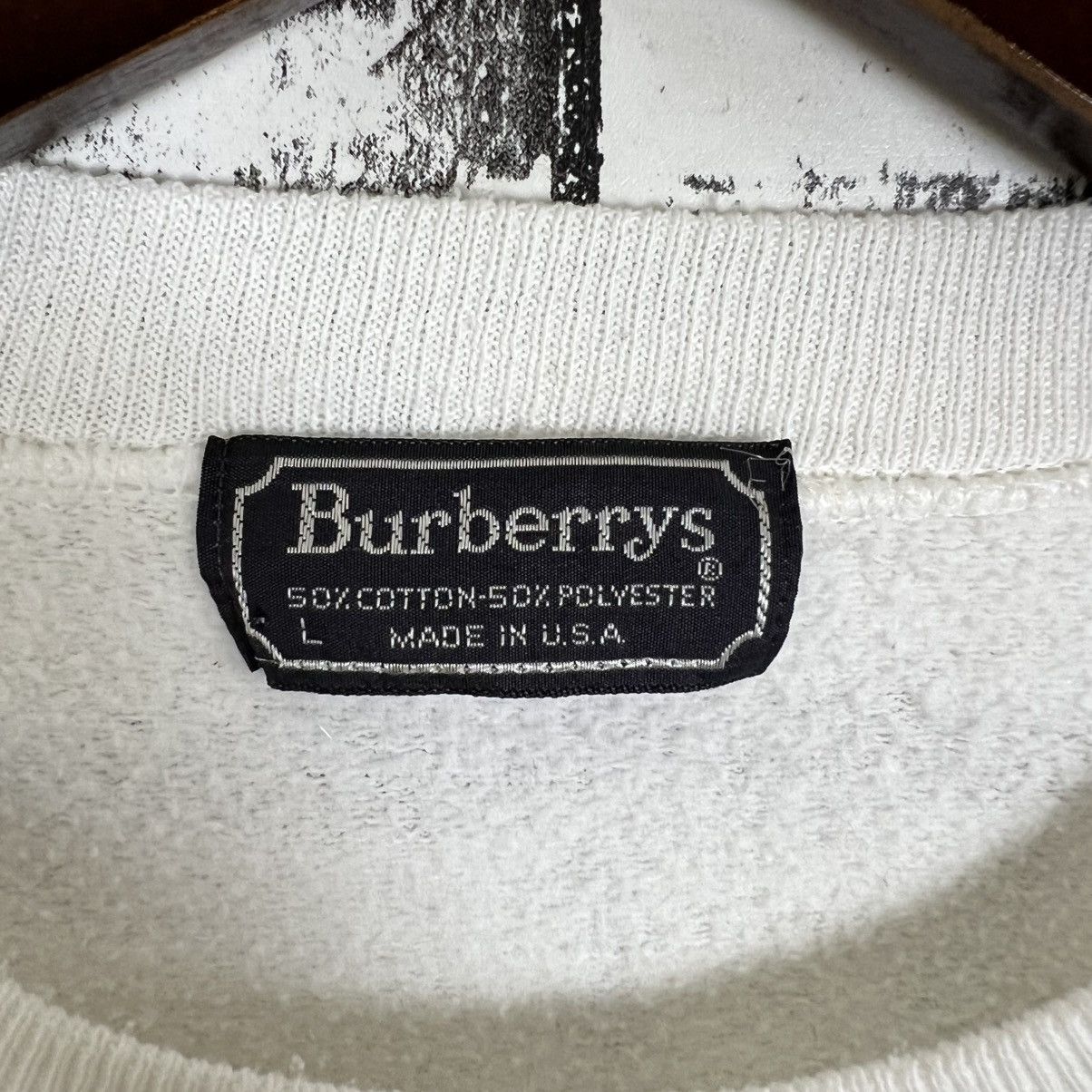 Burberry Vintage Burberrys Sweatshirt Crewnek Spellout Small Logo Size US L / EU 52-54 / 3 - 8 Thumbnail