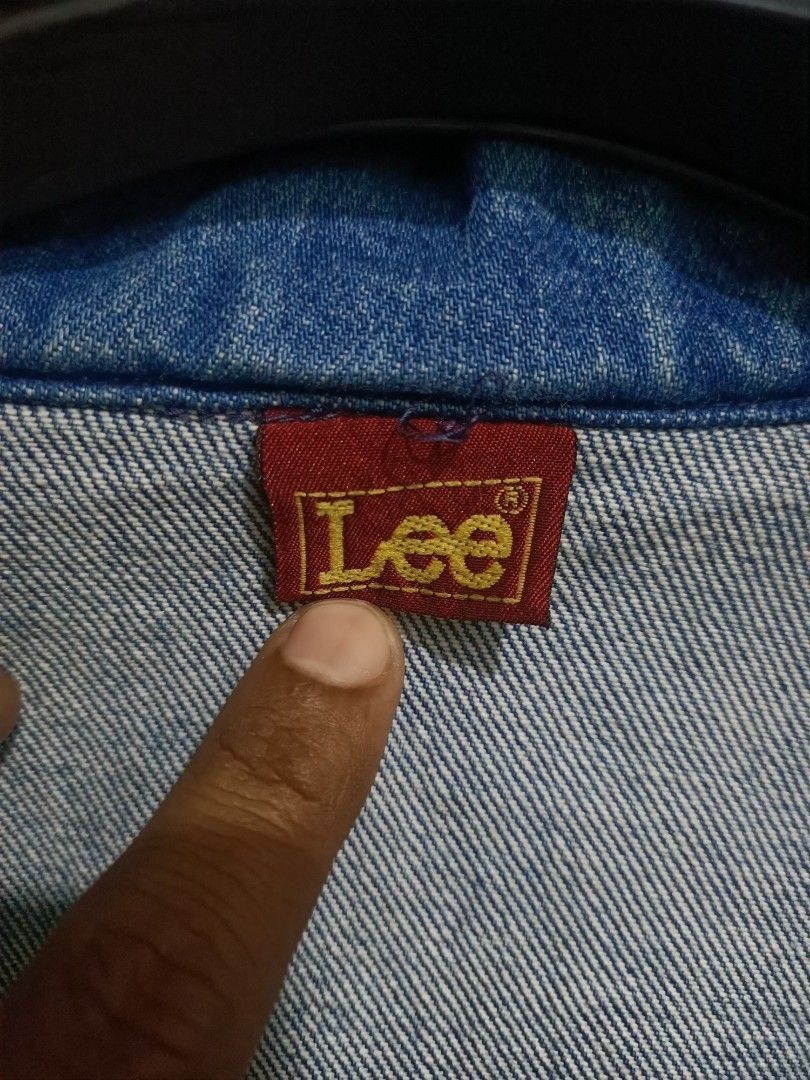 Lee Vintage 80s Lee Denim Toggle Jacket Made in Canada Size US L / EU 52-54 / 3 - 8 Thumbnail