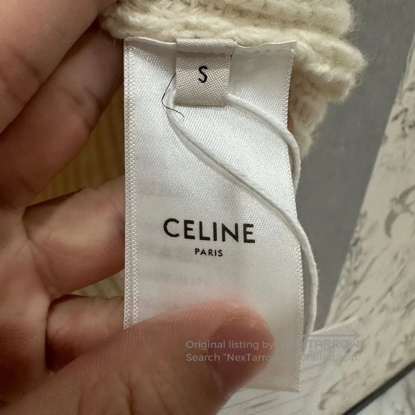 Celine Celine Rivet Letter Knit Sweater. Size S / US 4 / IT 40 - 5 Thumbnail