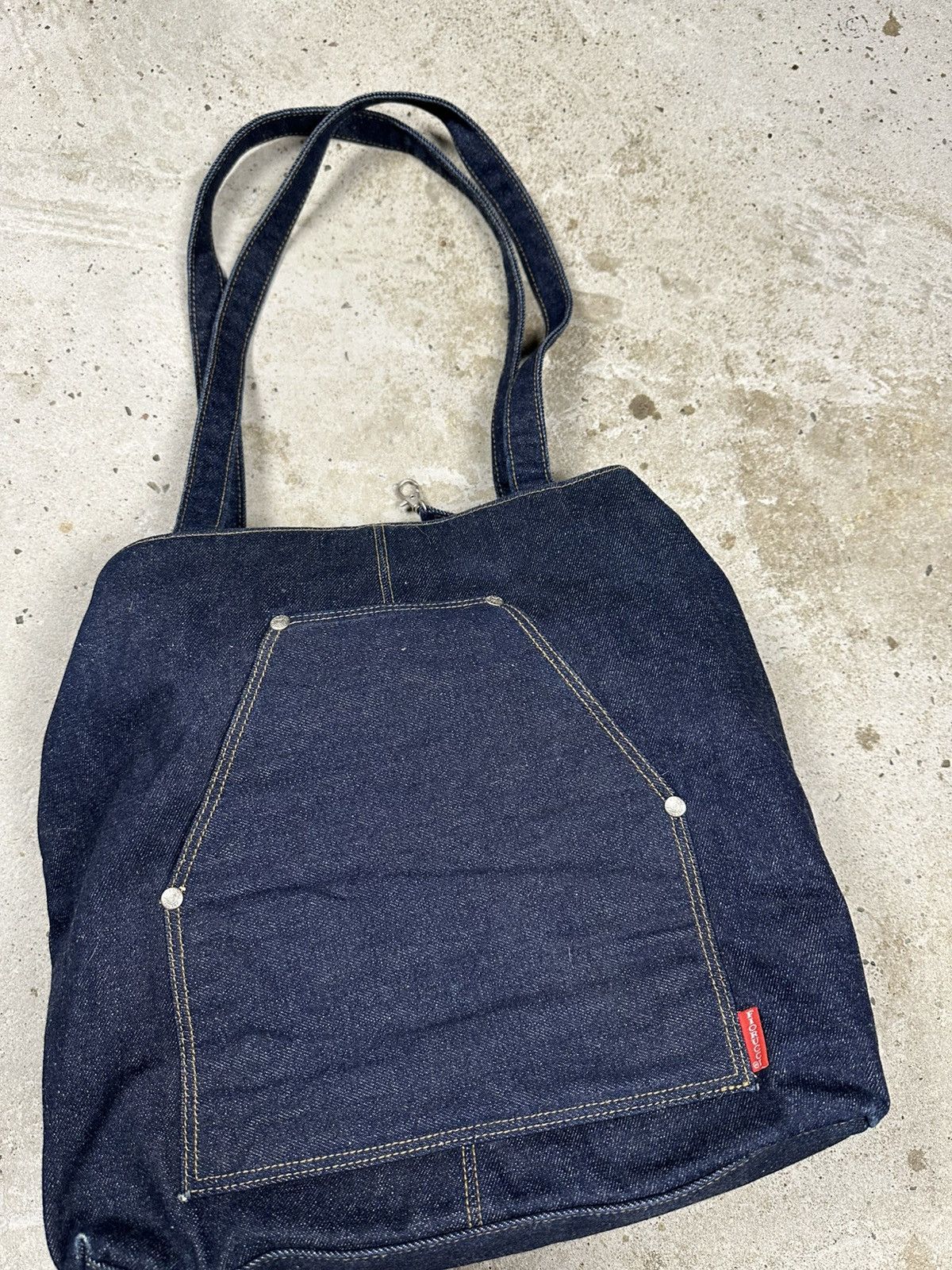 Fiorucci Vintage Y2K Fiorucci Denim Jeans Tote Bag rare Size ONE SIZE - 9 Thumbnail