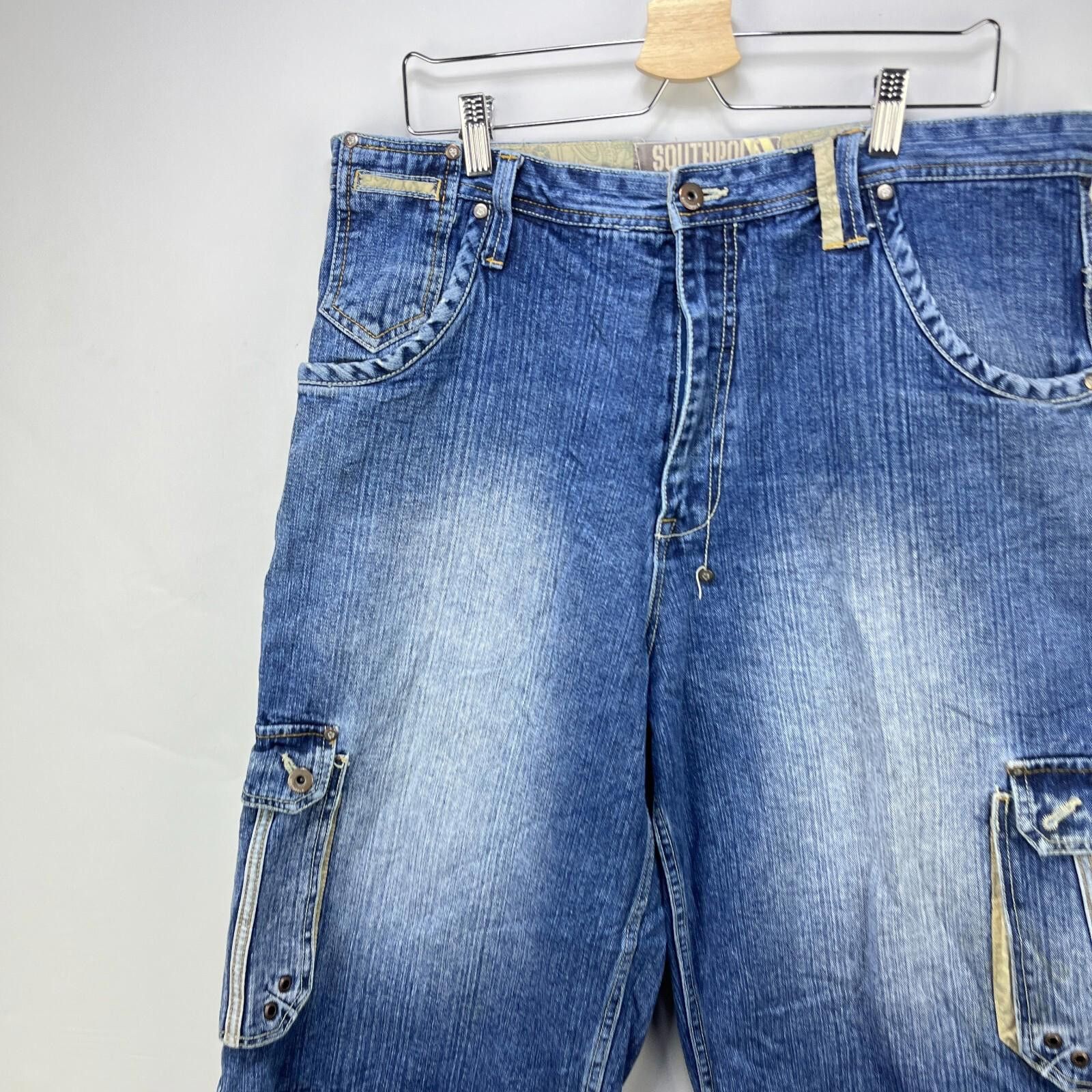Southpole Vintage Y2K South Pole Jorts Jean Shorts Denim Baggy 38 Size US 38 / EU 54 - 5 Thumbnail