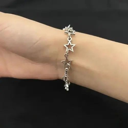 VIBE Y2K Silver Star Bracelet Size ONE SIZE - 4 Thumbnail