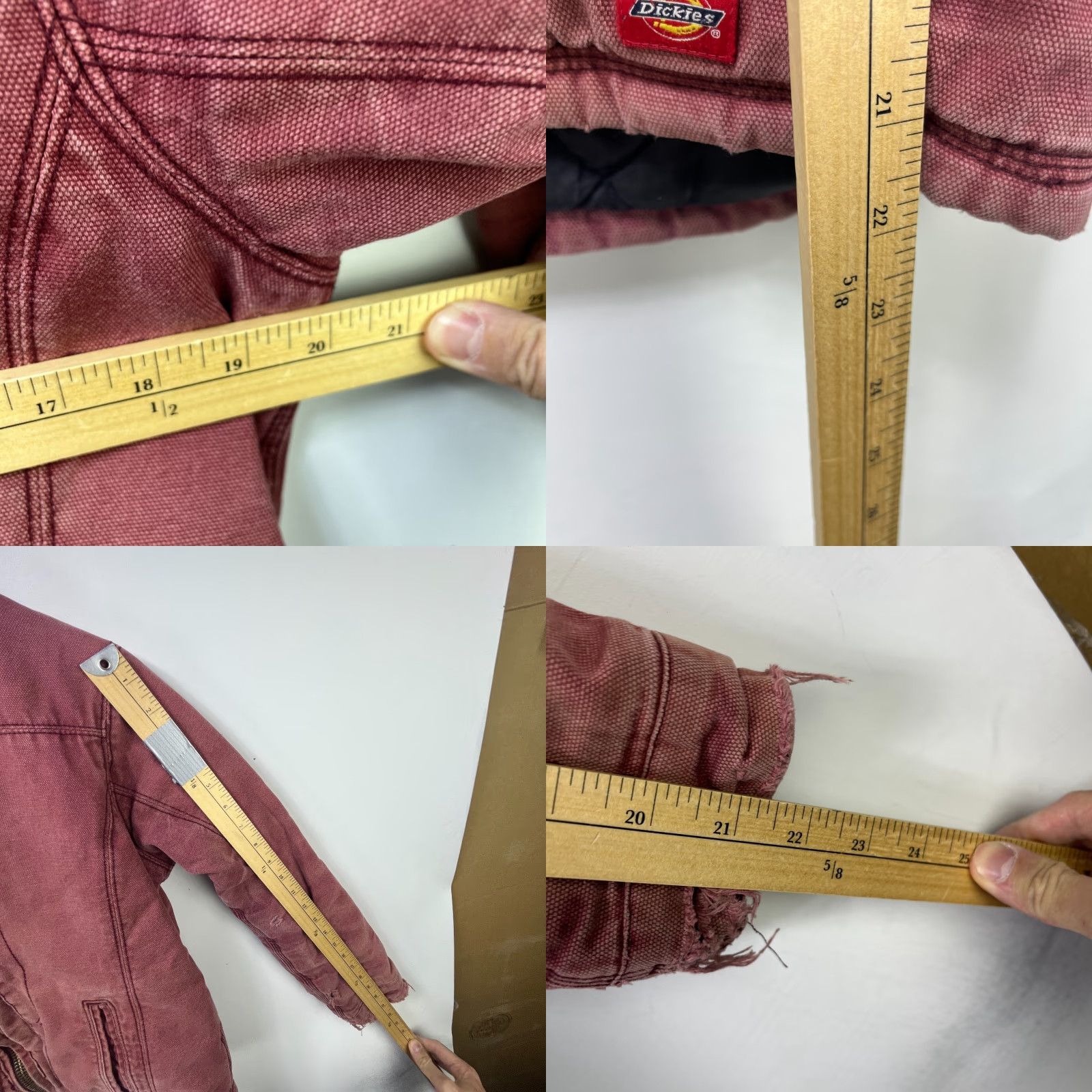 Dickies VINTAGE Dickies Hooded Sherpa Jacket Womens 9 Salmon Size M / US 6-8 / IT 42-44 - 8 Thumbnail