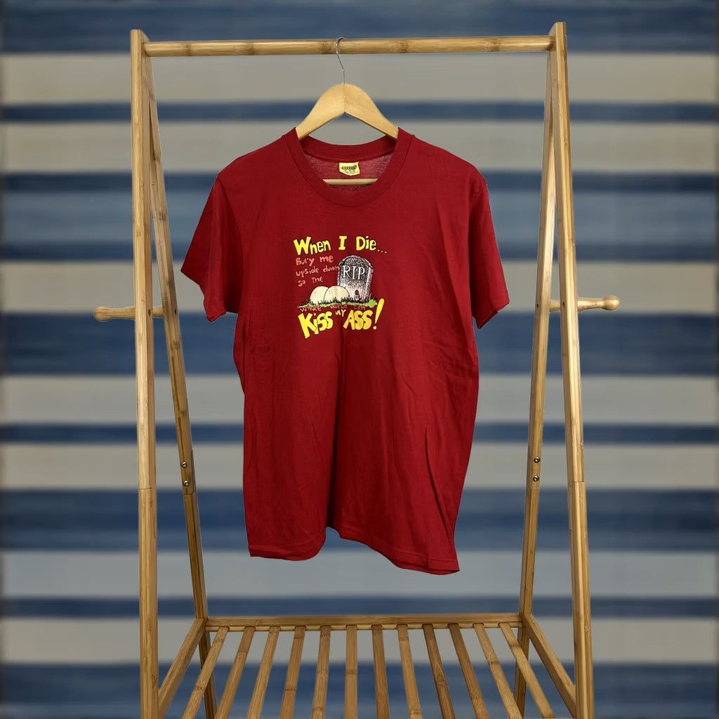 当時物・希少 KISS「KISS MY ASS」ヴィンテージTシャツ XL Vintage KISS