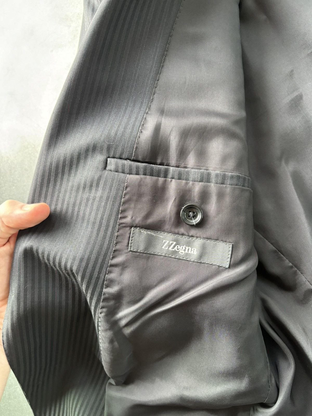 Ermenegildo Zegna × Z Zegna Ermenegildo Zegna Z Zegna Suit Two Piece Drop 8 Blazer Pants Size 50R - 6 Thumbnail