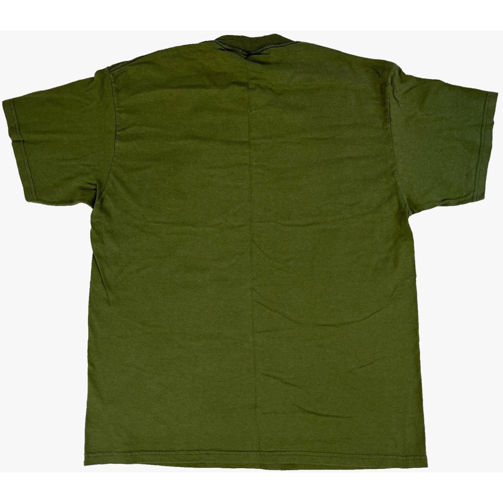 Lee VINTAGE Lee Men's Northwoods Fishing T-Shirt Embroidered Made in USA Sz L Green 90s 1990s Summer Fishing Mens Shirt Size US L / EU 52-54 / 3 - 2 Thumbnail