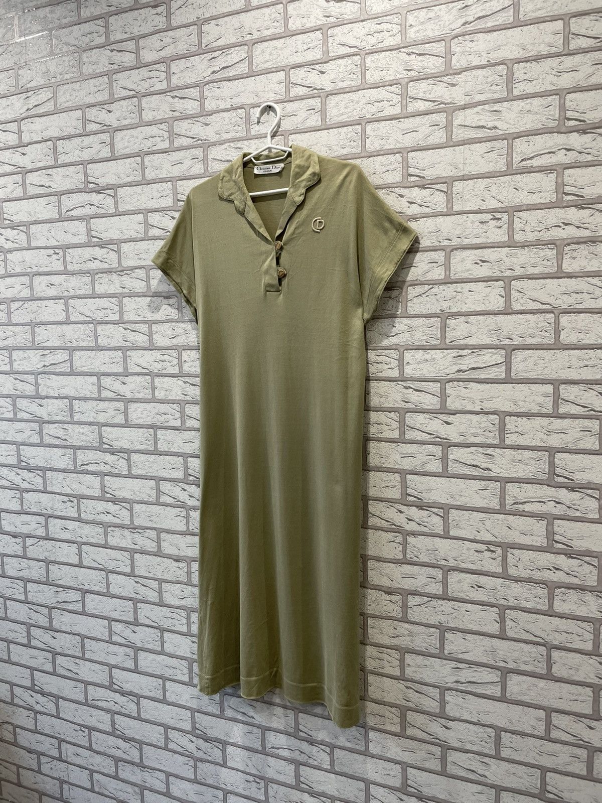 Christian Dior Monsieur × Vintage RARE Christian Dior Vintage Retro 60s 70s Maxi Dress Size L / US 10 / IT 46 - 2 Thumbnail