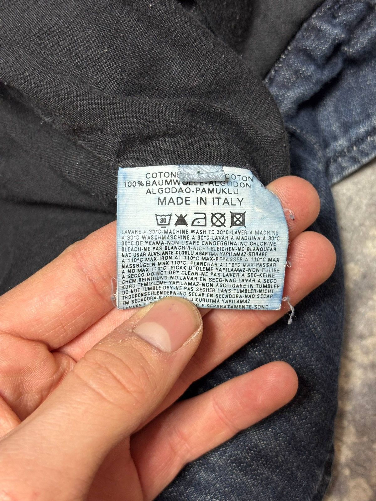 Diesel 🧥 Diesel Cropped Denim Jacket — Y2K Utility Edition Size US L / EU 52-54 / 3 - 8 Thumbnail