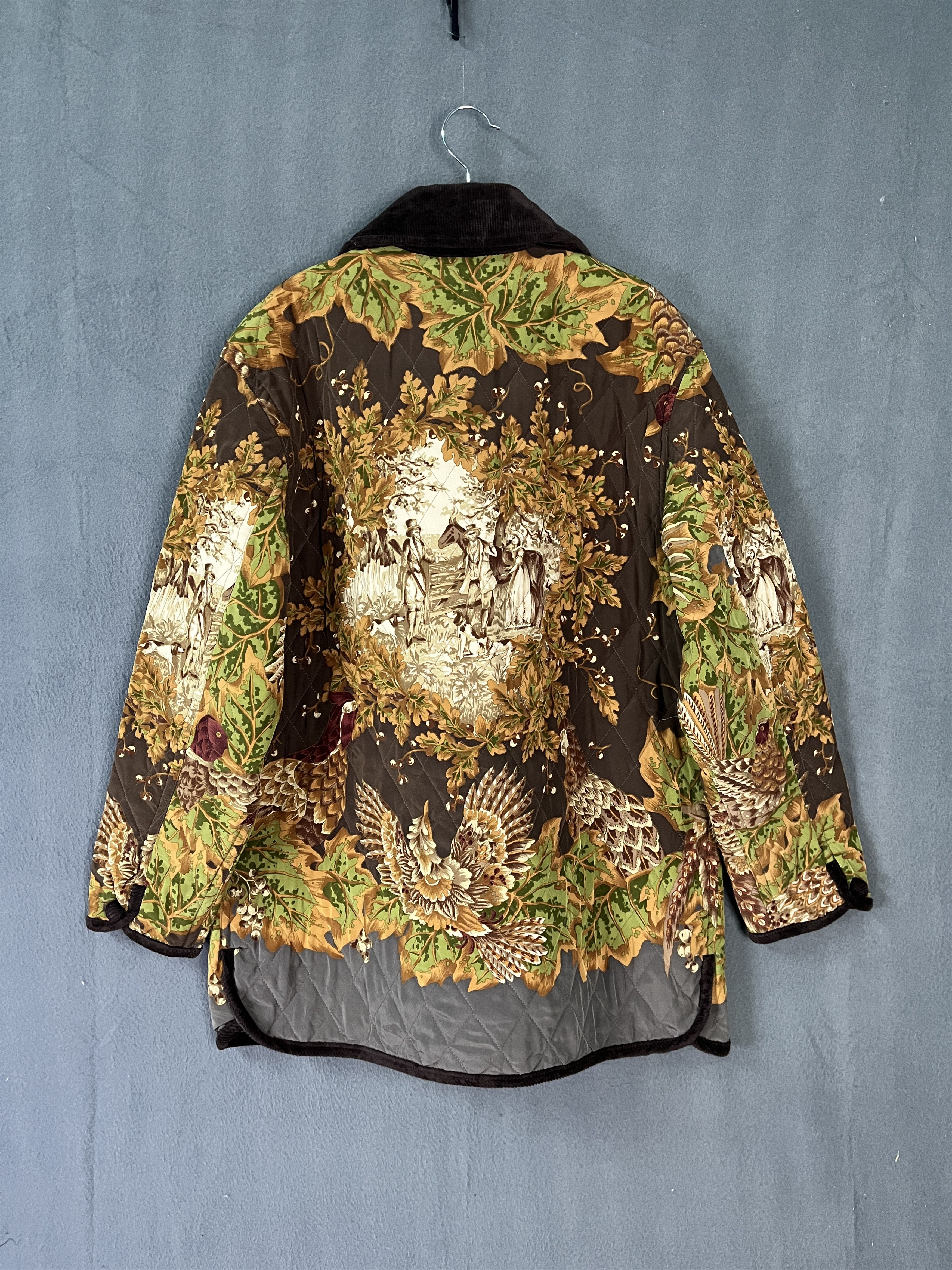 Japanese Brand Artwork of Noble American with Nature AOP Quilted Jacket Size US M / EU 48-50 / 2 - 2 Thumbnail