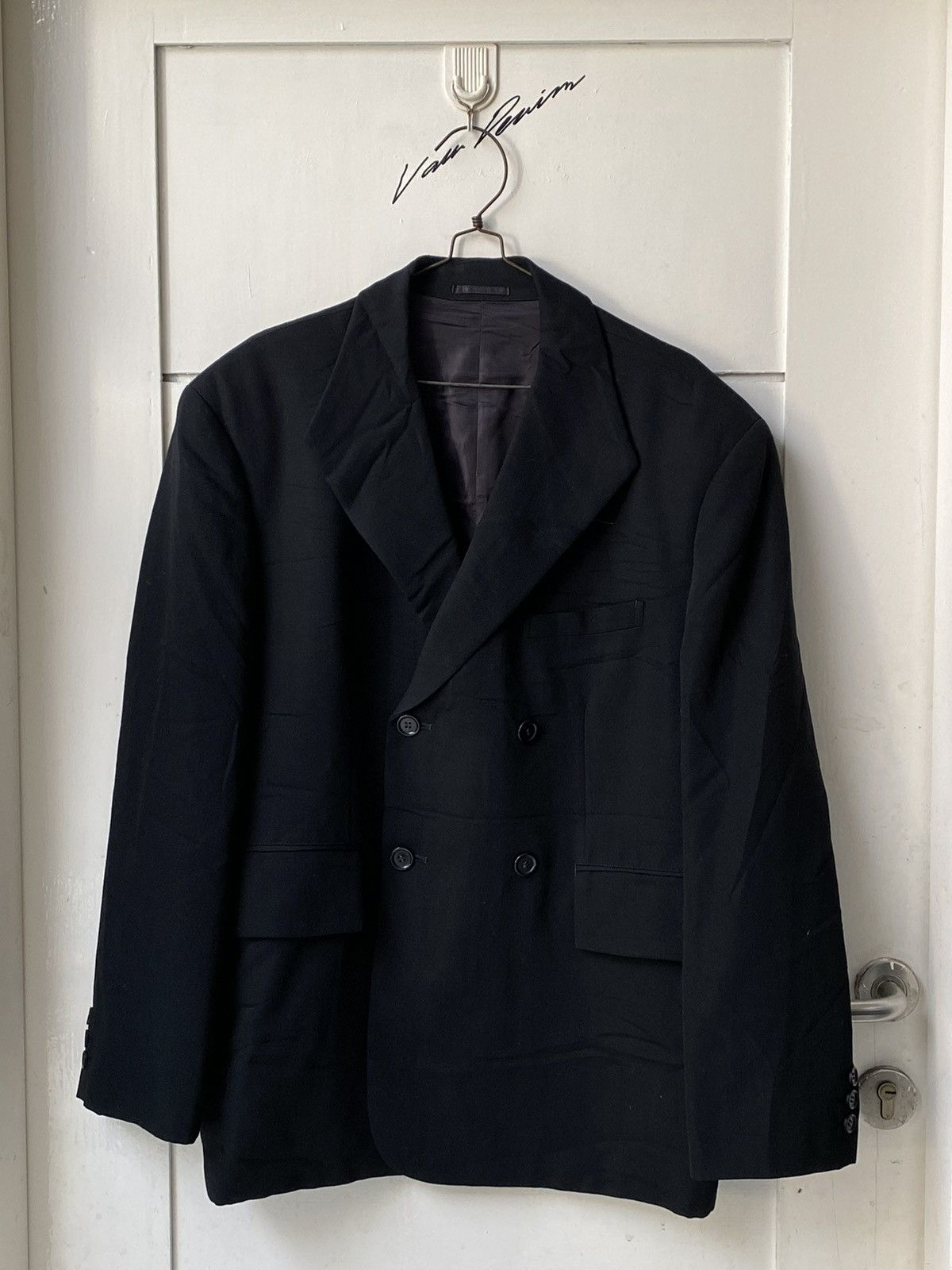 Tete Homme TETE HOMME Black Suit Size 54L - 10 Thumbnail