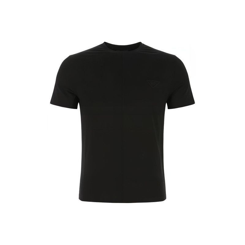 Prada Prada Men's Casual Black Short Sleeve TShirt-2506 Size US M / EU 48-50 / 2 - 1 Thumbnail
