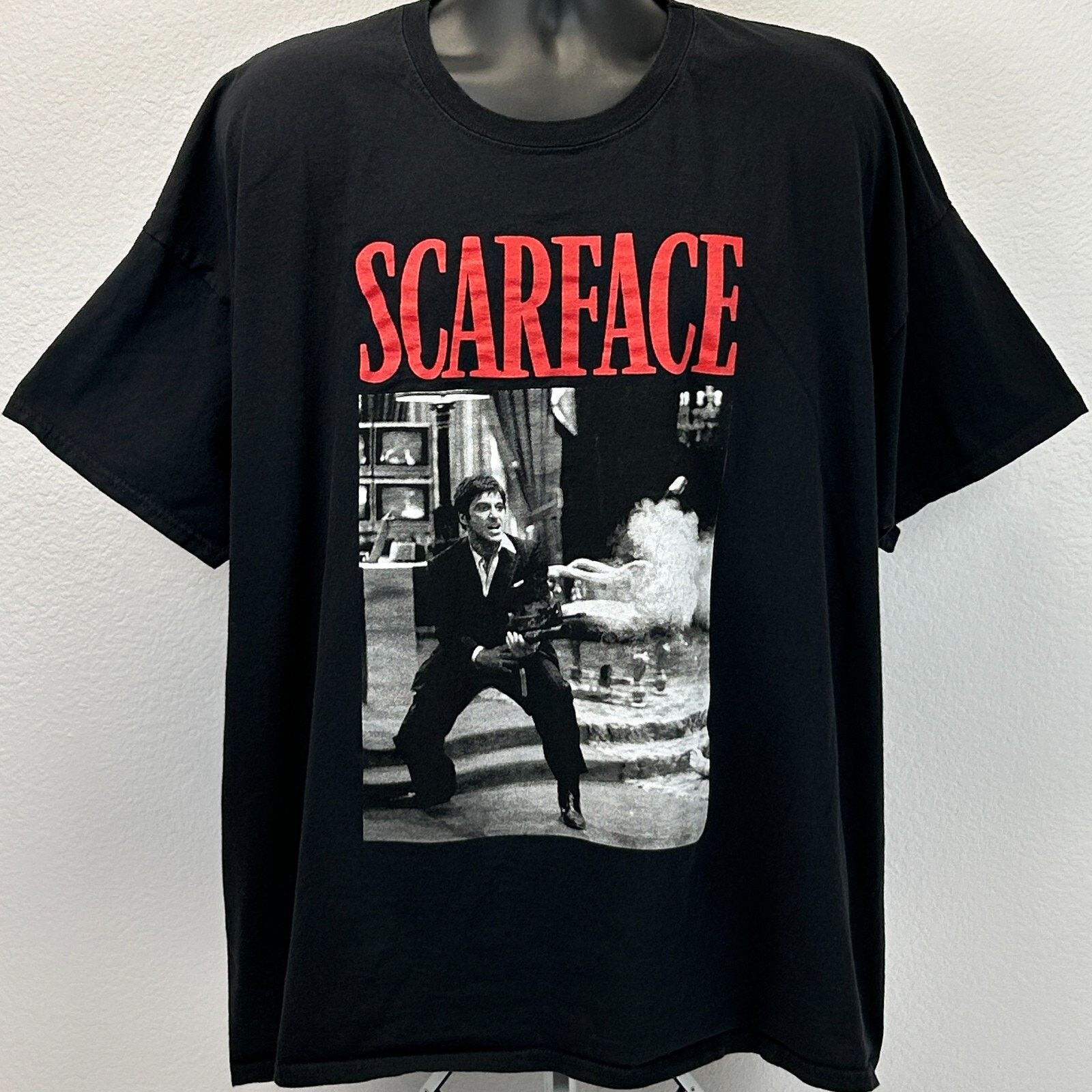 Other Scarface Tony Montana T Shirt Black Movie Film boohooMAN 3XL Size US XXL / EU 58 / 5 - 2 Thumbnail