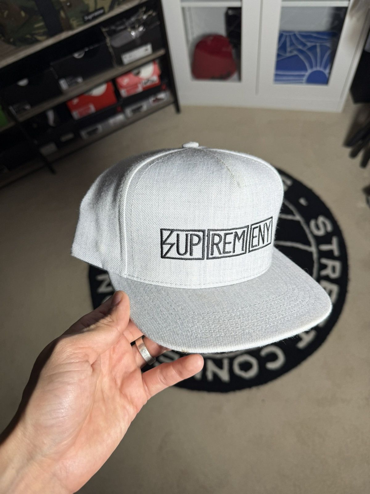 Supreme SURPEME SUBHUMANS 5 PANEL SNAPBACK HAT STARTER LOGO Size ONE SIZE - 4 Thumbnail