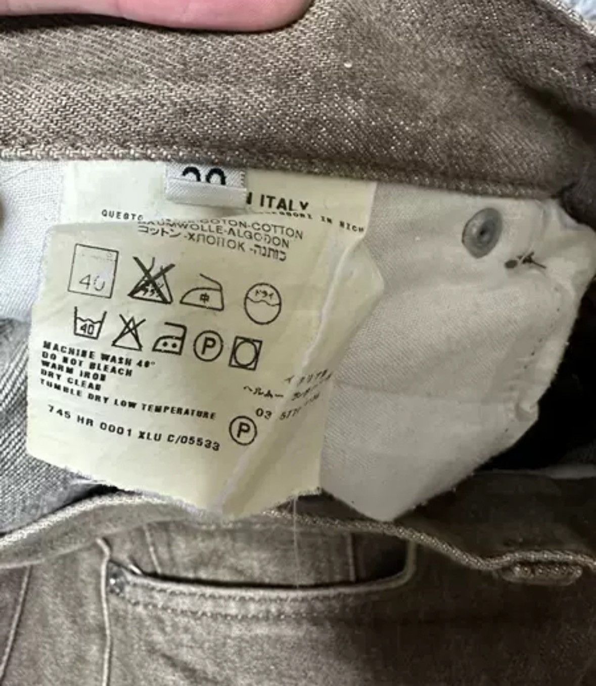Helmut Lang HELMUT LANG's personal jeans 2412-Nextarrow Size US 30 / EU 46 - 4 Thumbnail
