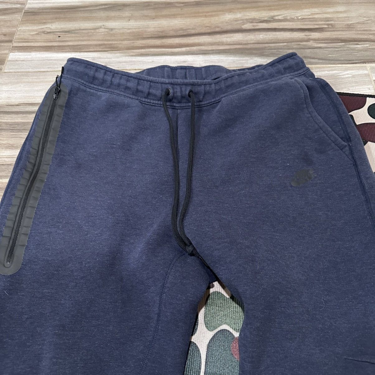 Nike Navy blue Nike Tech Fleece Joggers Size US 38 / EU 54 - 3 Thumbnail