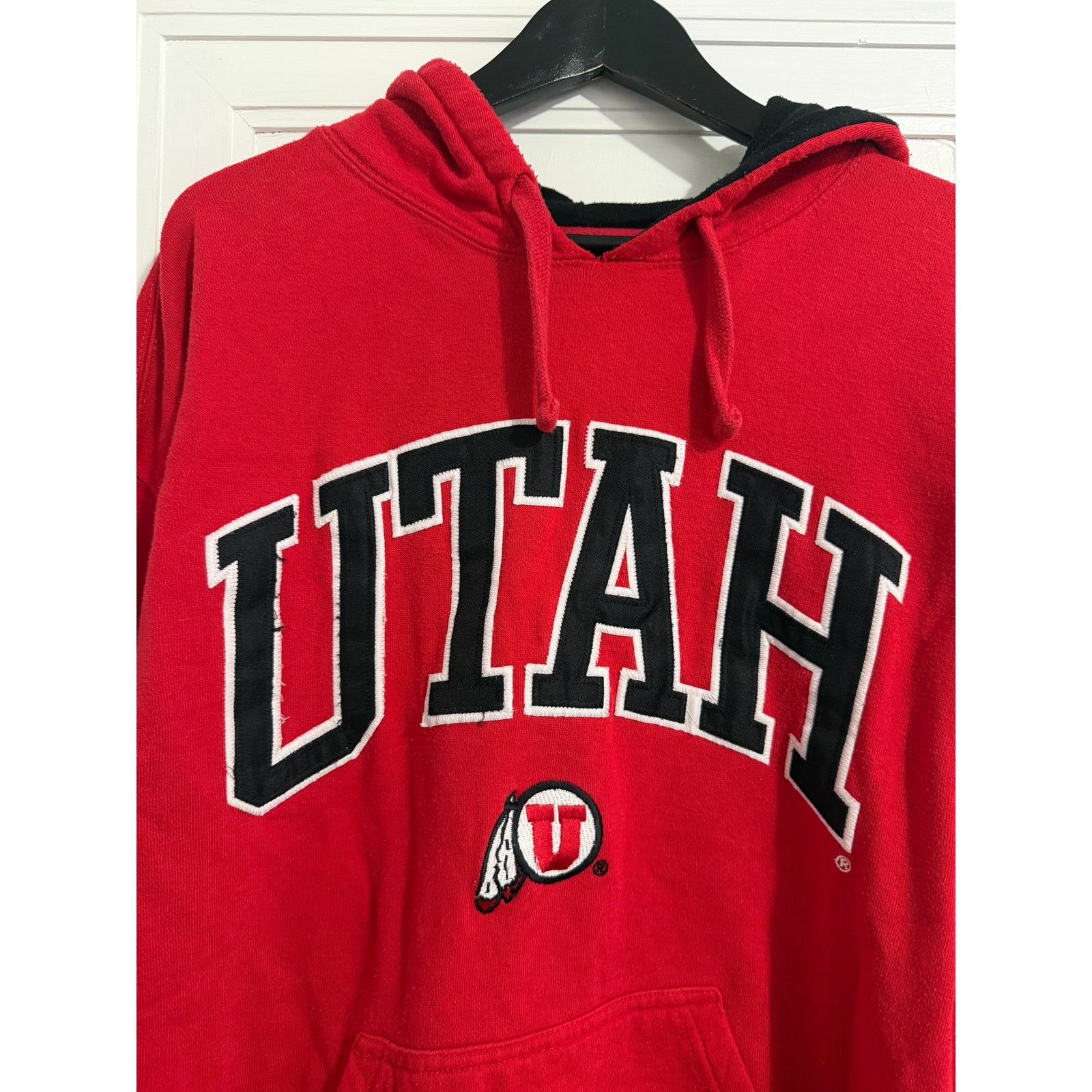 J. America University of Utah Utes Stitched Hoodie Sweatshirt Size L Size US L / EU 52-54 / 3 - 2 Thumbnail