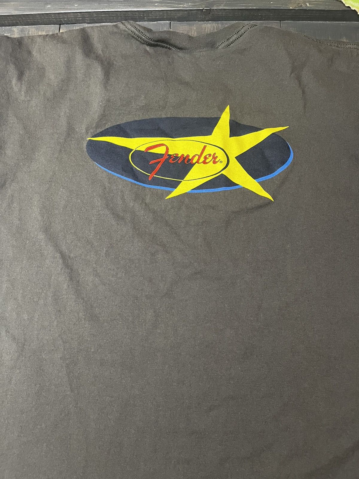 Band Tees Vintage Fender T-Shirt XL Single Stitch 90s Grey Logo Rare Size US XL / EU 56 / 4 - 5 Thumbnail