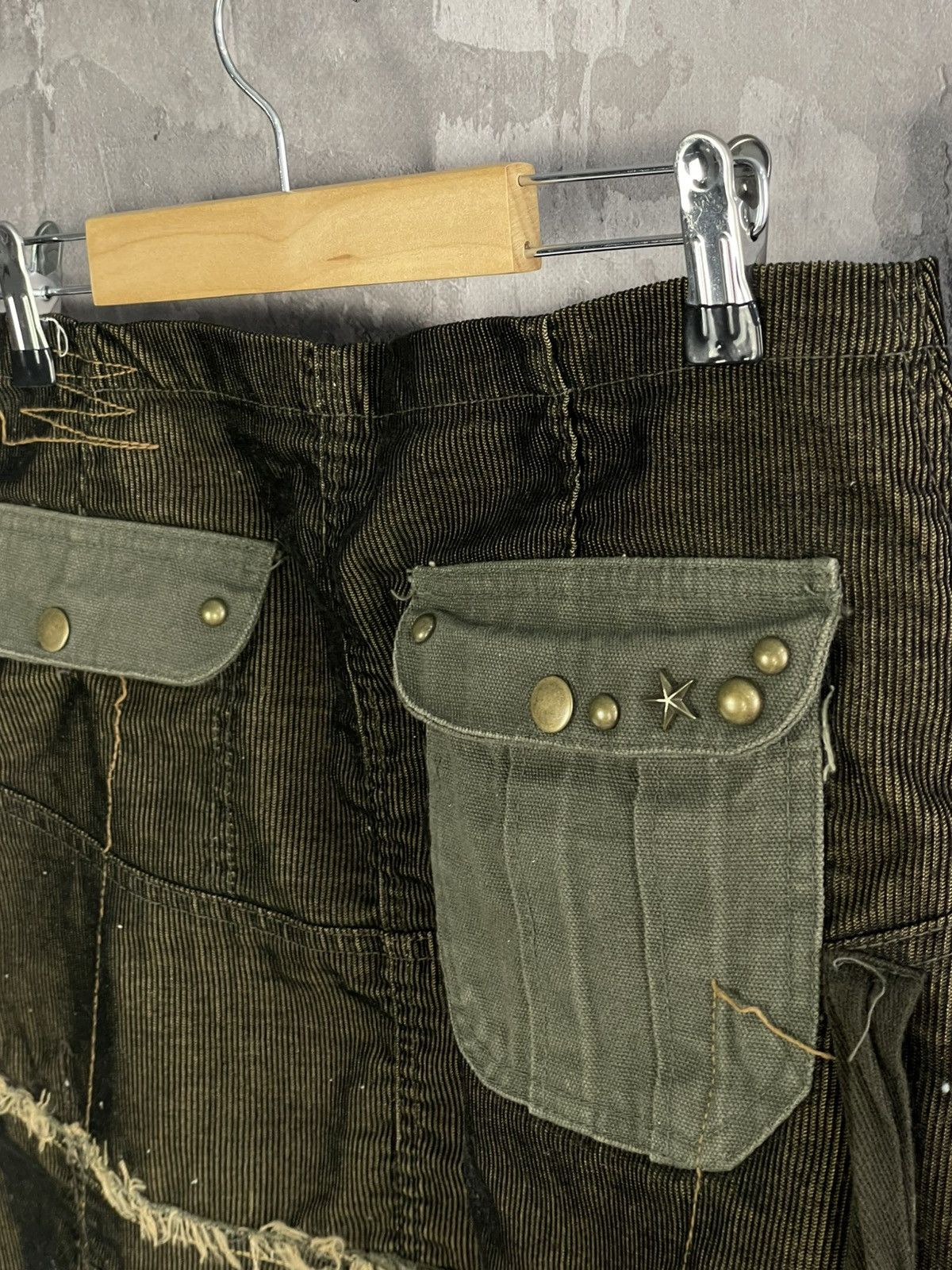 If Six Was Nine × Japanese Brand × Seditionaries Y2K Patchwork Punk Japanese Brand Rare Skirt Size 34" / US 12 / IT 48 - 9 Thumbnail