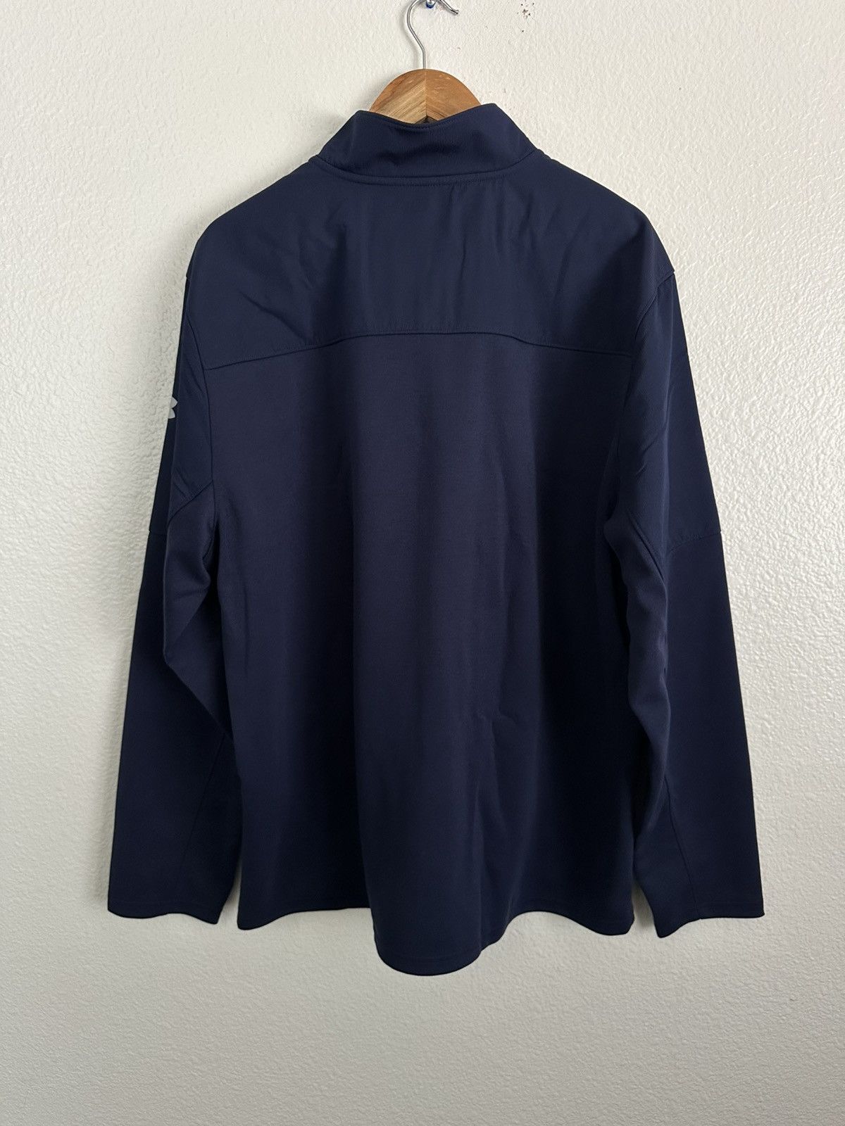 Under Armour Under Armour Navy Midshipmen Football Athletic Zip Jacket Size US XXL / EU 58 / 5 - 5 Thumbnail
