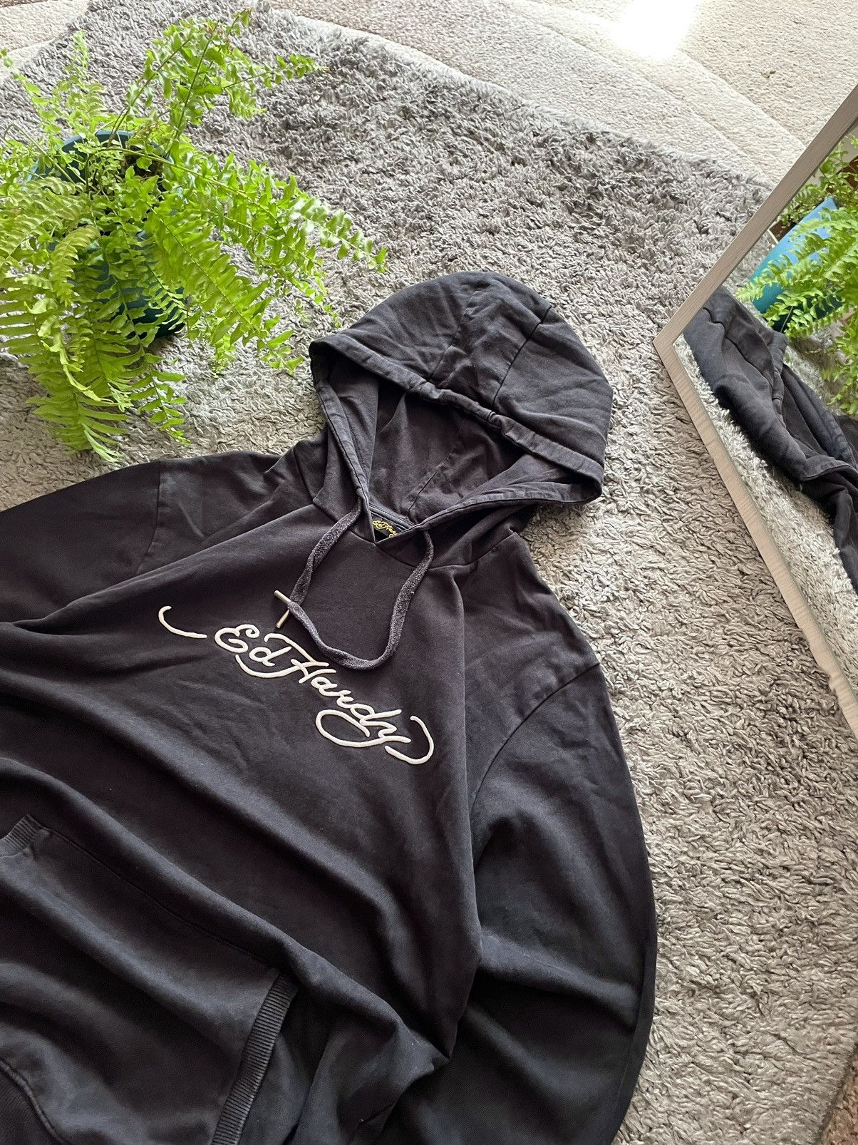 Ed Hardy × Vintage Ed Hardy Hoodie Streetwear Vintage Y2k Big Logo Rare Size US M / EU 48-50 / 2 - 12 Thumbnail
