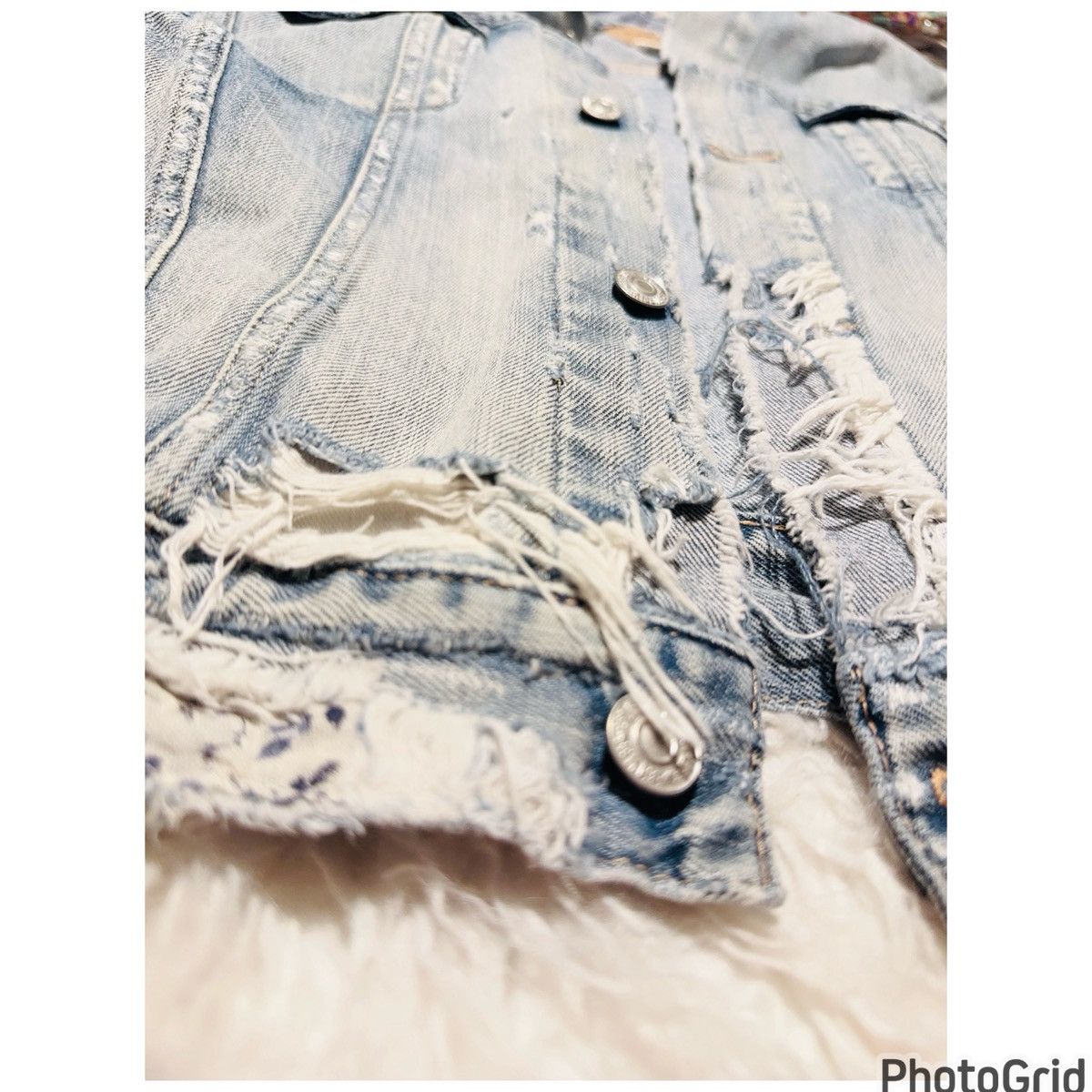 Denim & Supply Ralph Lauren RL Denim and Supply Distressed Denim Jacket. Rare! Size L / US 10 / IT 46 - 4 Thumbnail