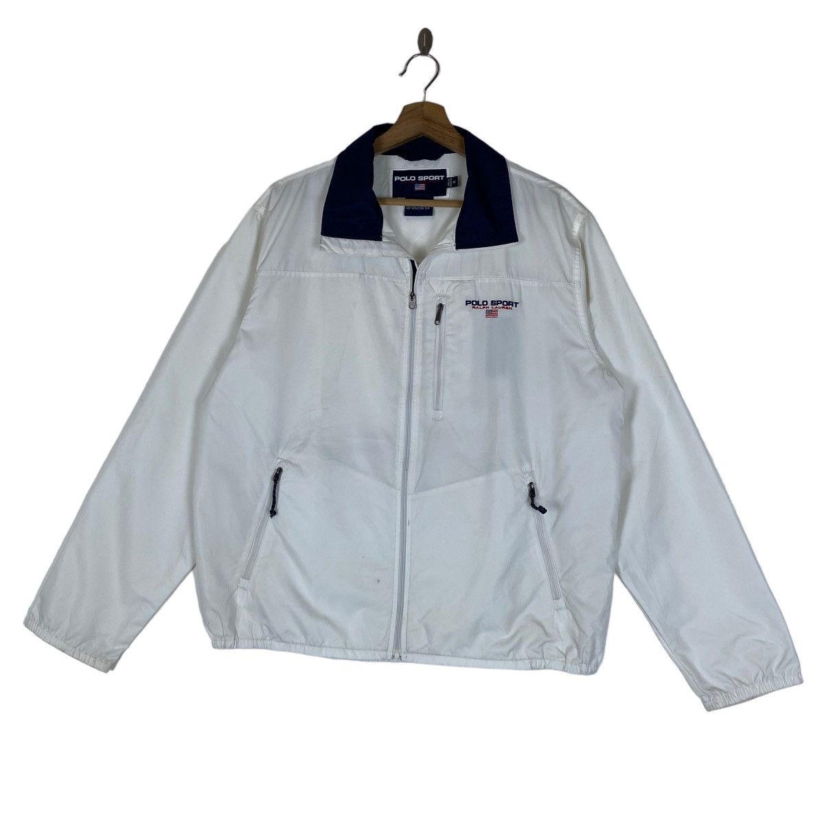 Ralph Lauren ✨Polo Sport by Ralph Lauren zipper white jacket size M Size US M / EU 48-50 / 2 - 4 Thumbnail