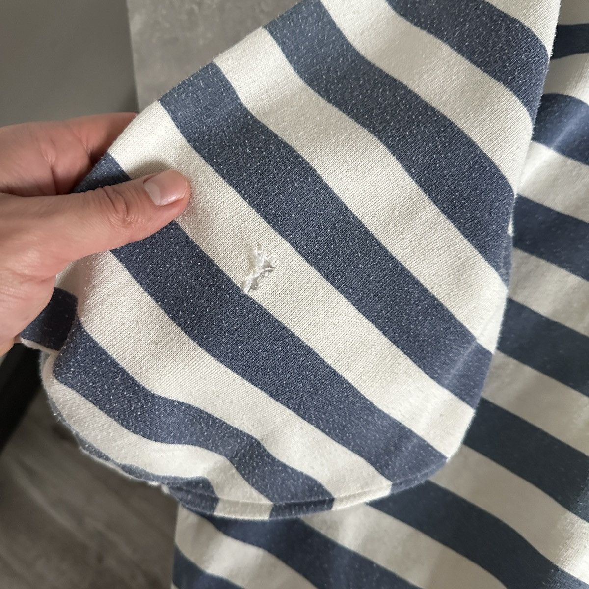 Levi's Vintage Clothing Vintage 80s Levis Beach Club striped oversize sweatshirt y2k Size US M / EU 48-50 / 2 - 6 Thumbnail