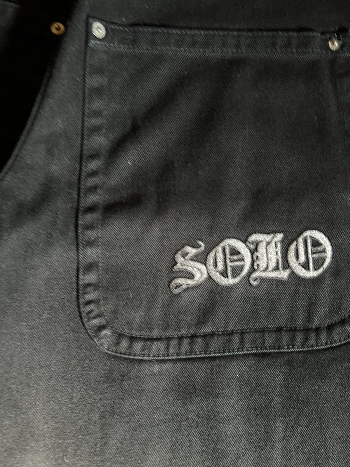 JNCO Black Solo Brand Jeans Size US 30 / EU 46 - 1 Thumbnail