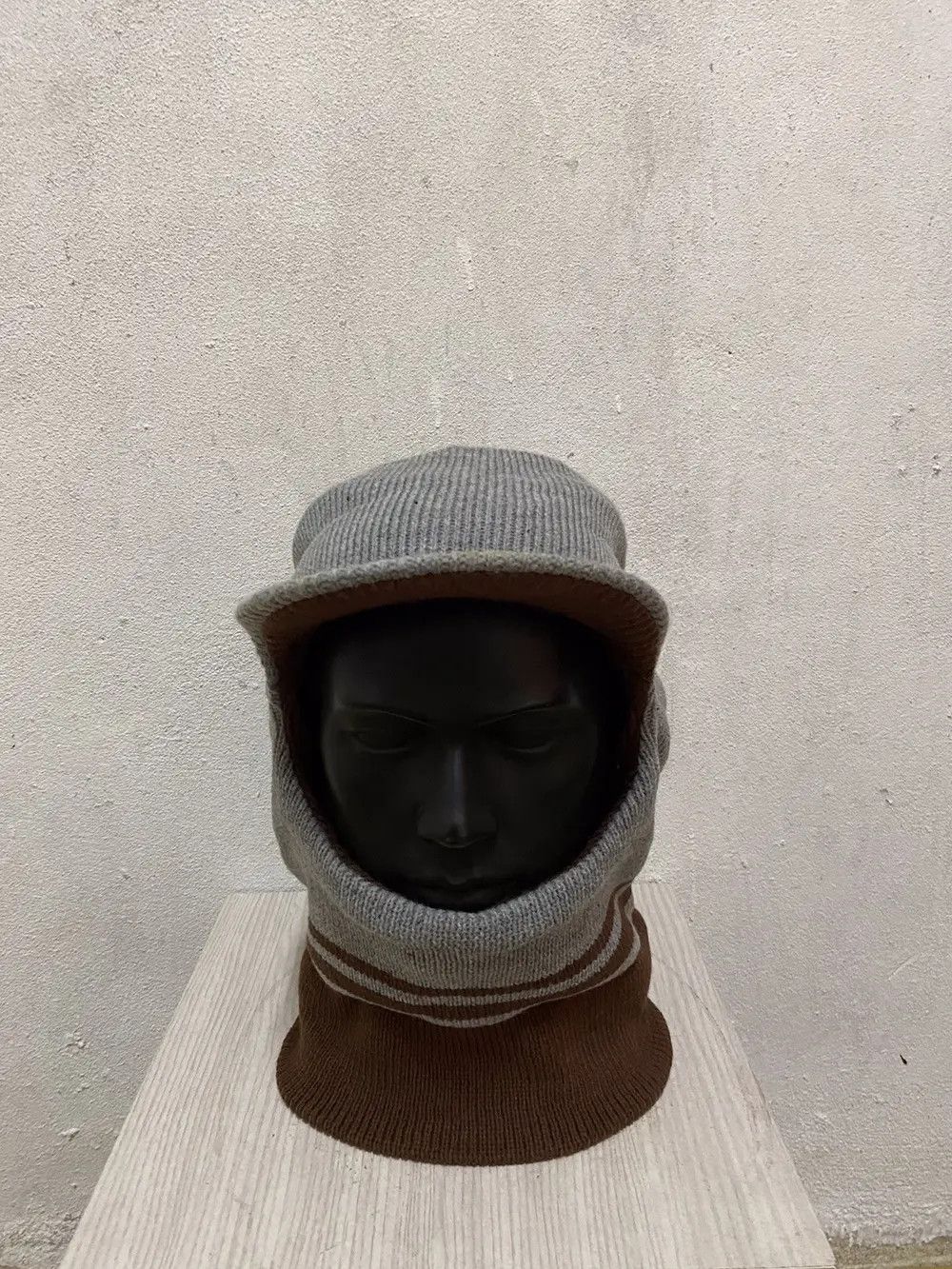 Vintage Japanese Brand Balaclava Beanie Hat Size ONE SIZE - 2 Thumbnail