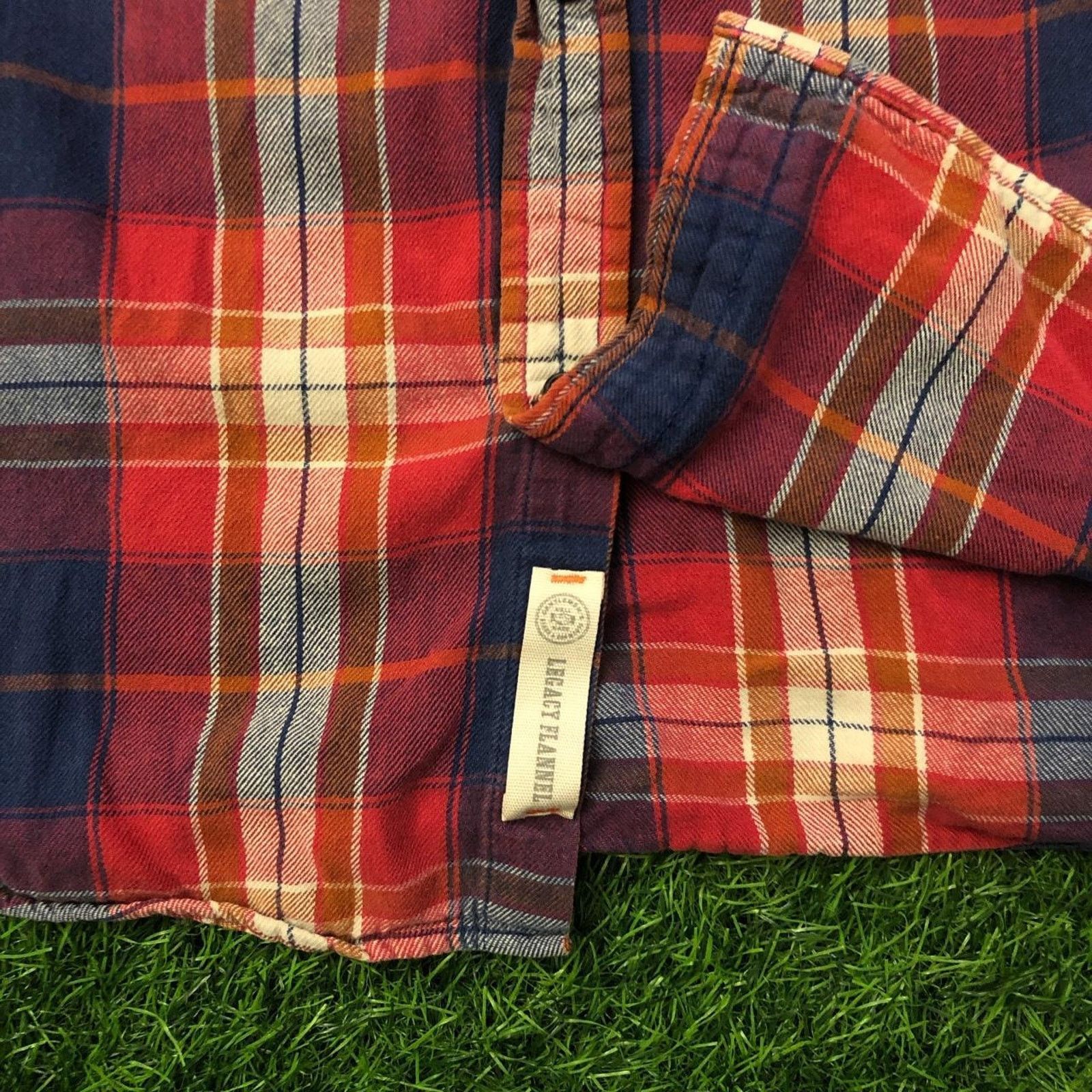 St. Johns Bay Men’s St. John’s Bay Blue/Red Plaid Button Down Size US M / EU 48-50 / 2 - 5 Thumbnail