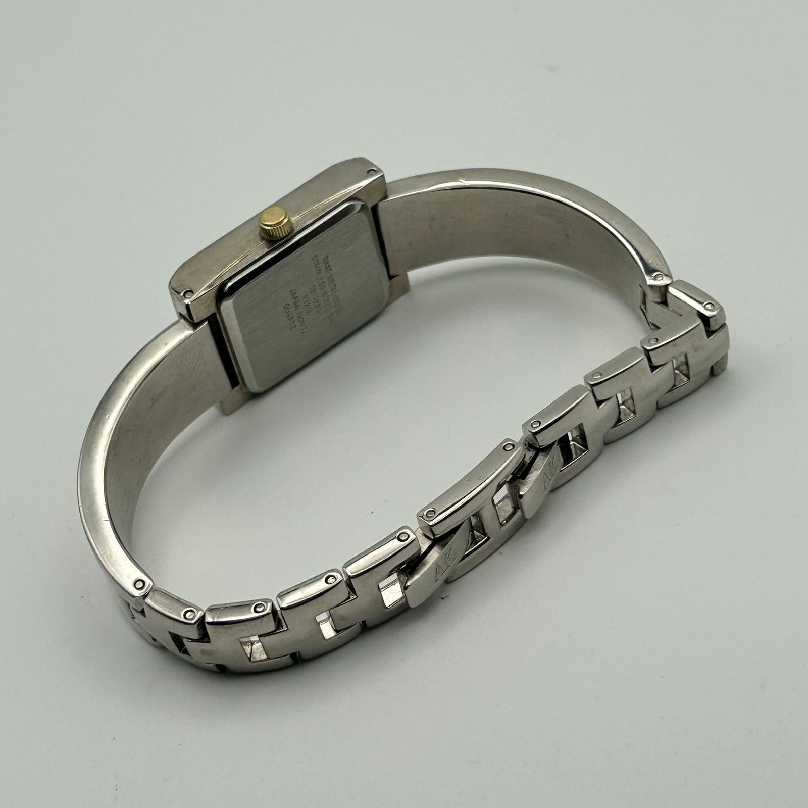 Anne Klein Anne Klein Two-tone Rectangular Stainless Steel Watch Size ONE SIZE - 5 Thumbnail