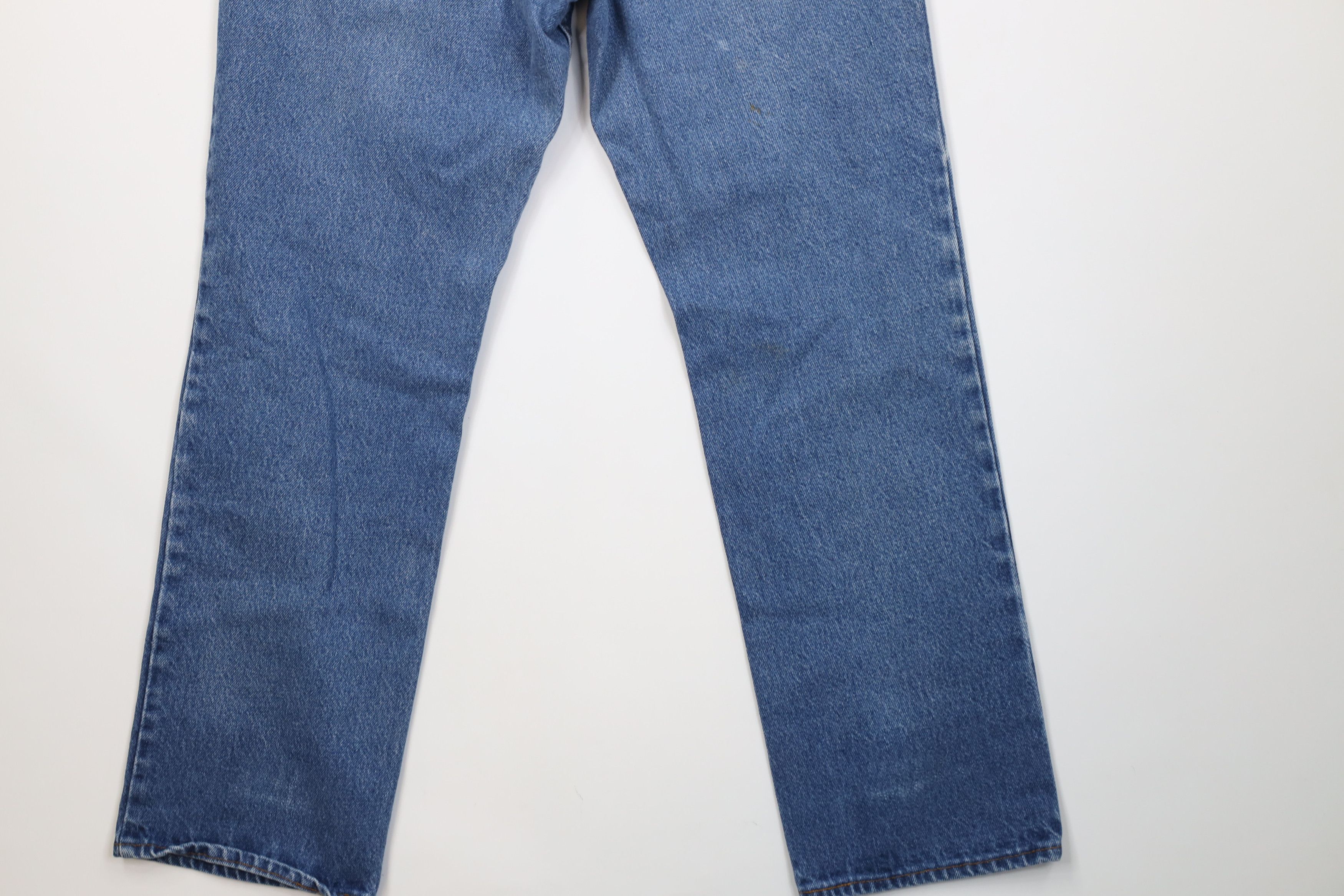 Vintage Vintage 70s Streetwear Straight Leg Denim Jeans Blue USA Size US 34 / EU 50 - 14 Thumbnail