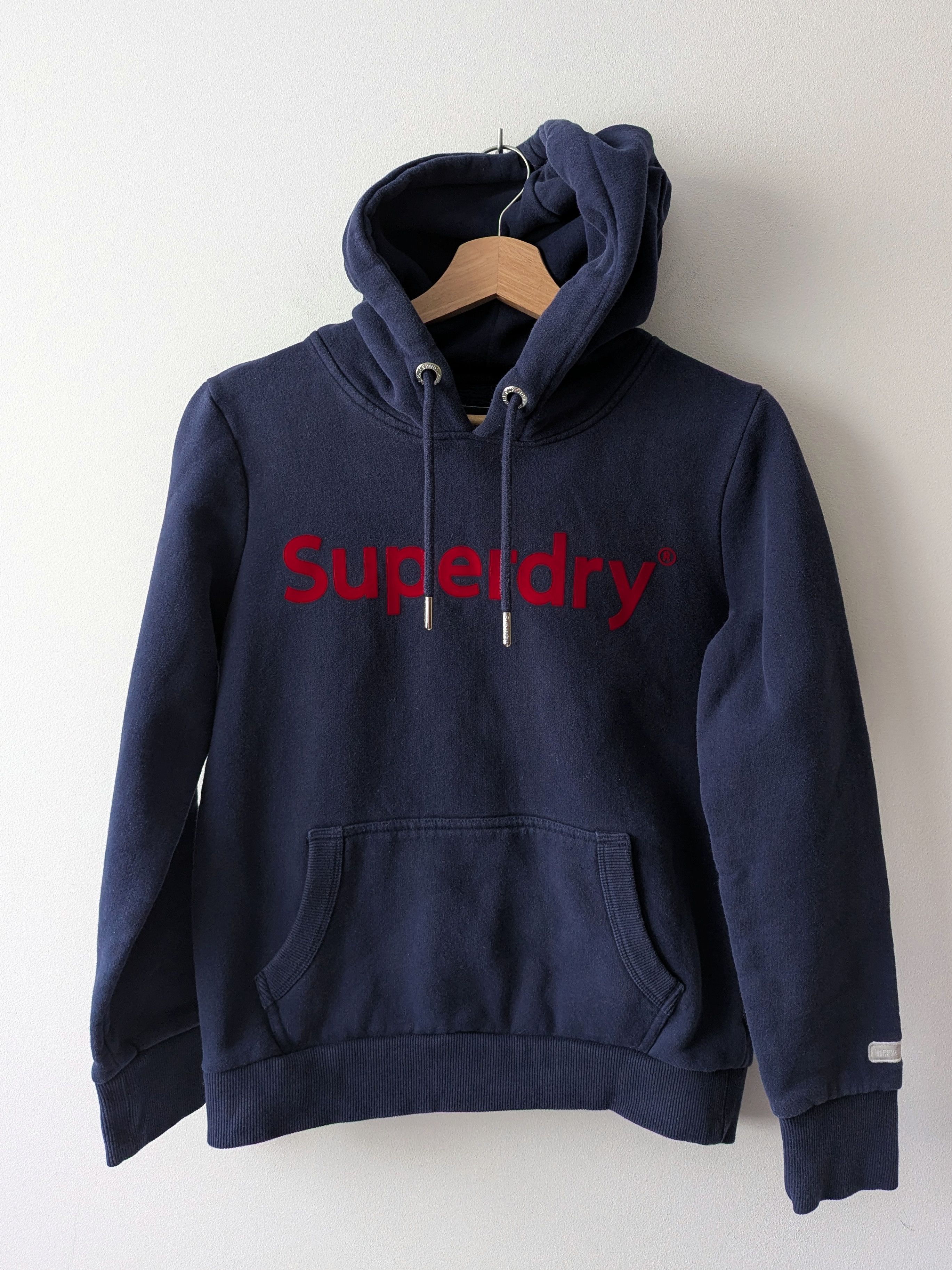 Superdry Superdry Logo Hoodie Navy Red Streetwear Skate Y2K Size M / US 6-8 / IT 42-44 - 1 Thumbnail