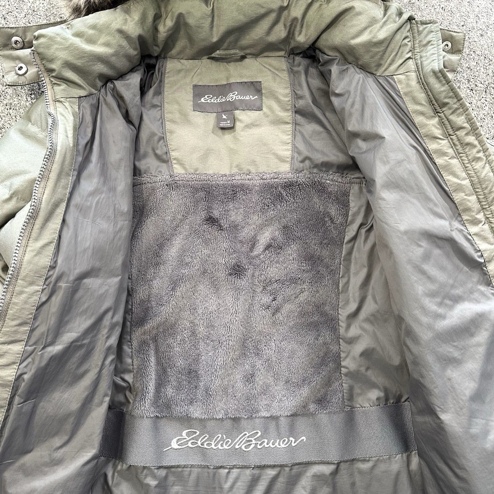 Eddie Bauer Eddie Bauer Down Parka Jacket Womens M Green Full Zip Winter Coat Size M / US 6-8 / IT 42-44 - 4 Thumbnail