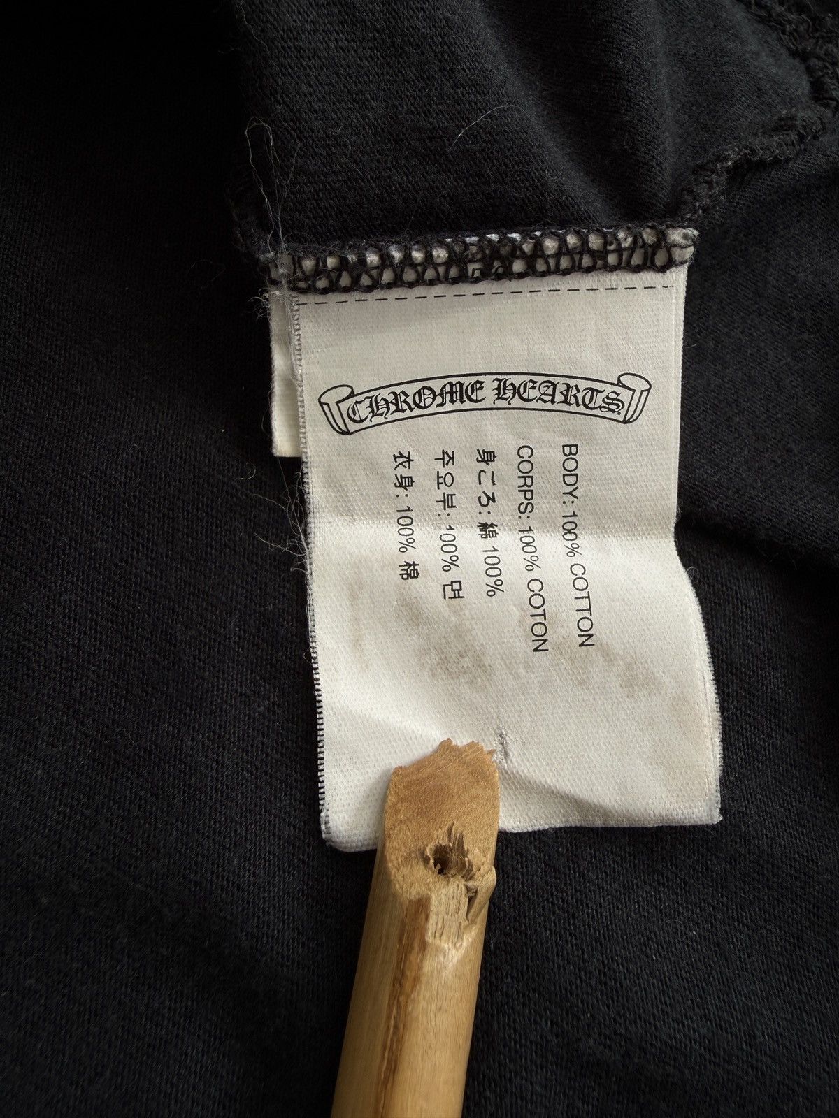 Chrome Hearts Chrome Hearts NYC Exclusive scroll logo tshirt black Size US M / EU 48-50 / 2 - 8 Thumbnail
