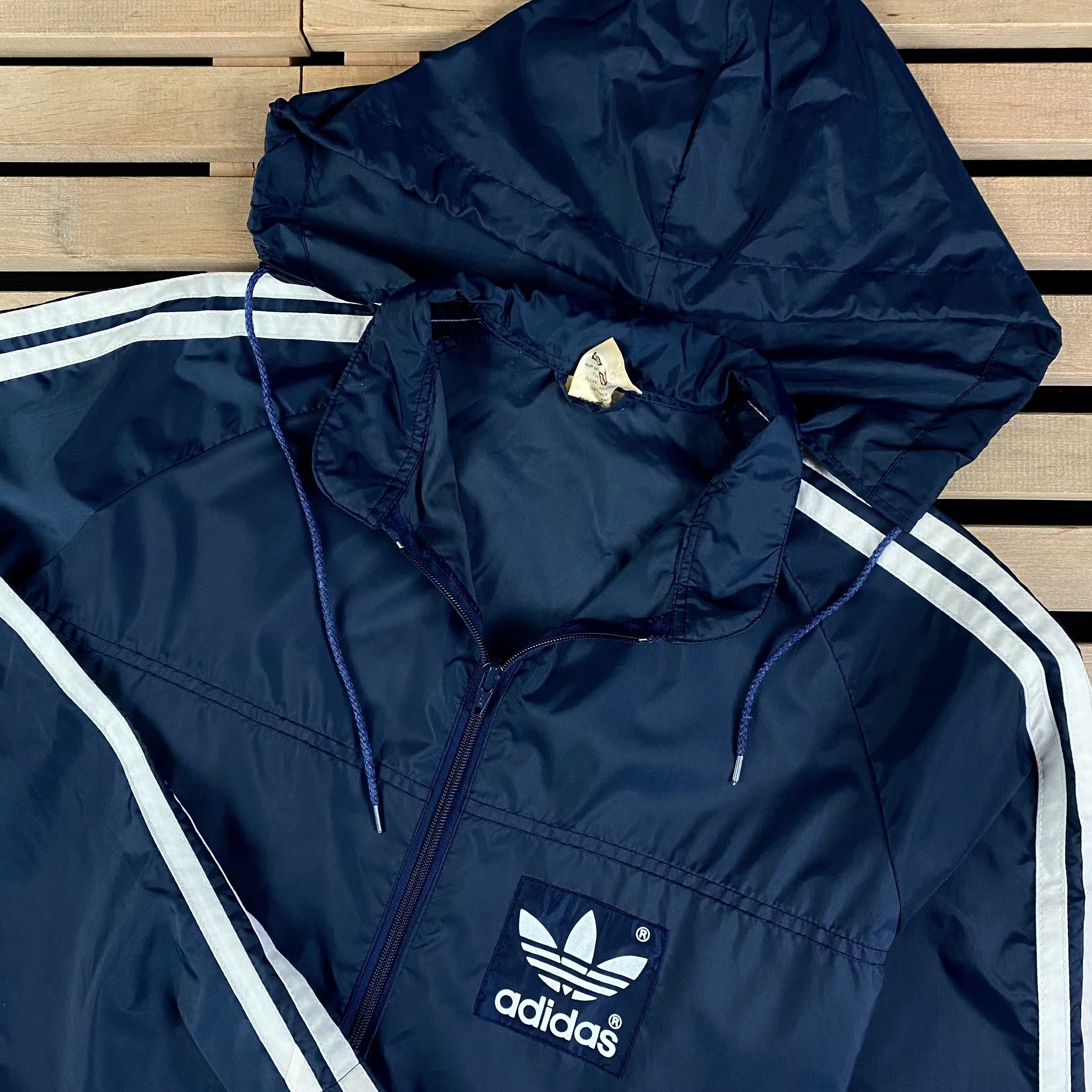 Adidas × Vintage Mens Windbreaker Vintage Adidas Originals Size L Size US L / EU 52-54 / 3 - 2 Thumbnail