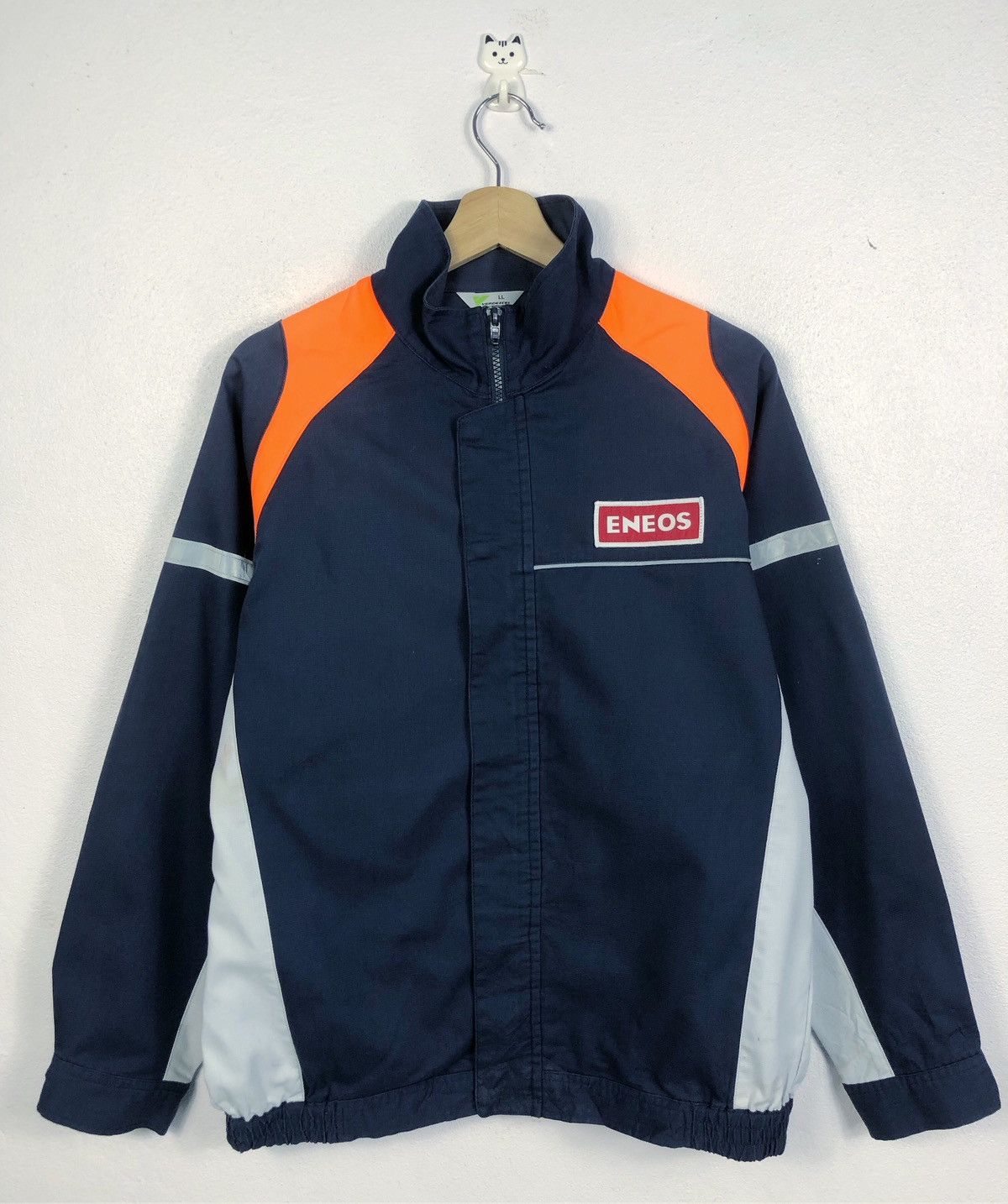image of Racing x Vintage Eneos Japan Workwear Jacket in Blue, Men's (Size XL)