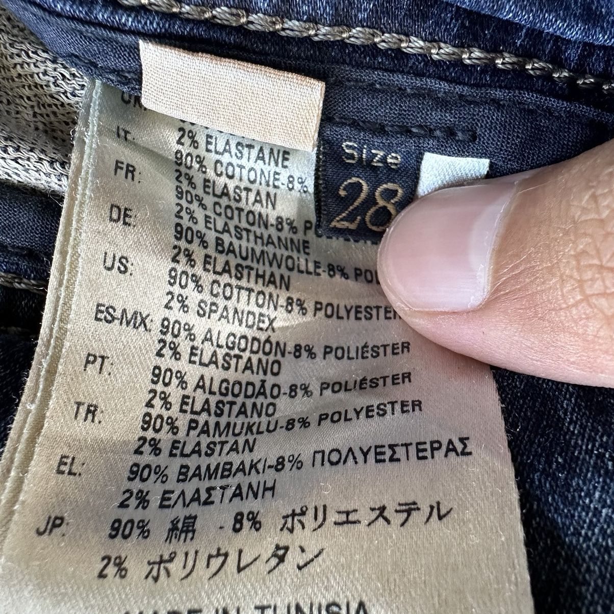 Japanese Brand Vintage Diesel Krooley Sweatpant Denim Distressed Faded Pant Size US 32 / EU 48 - 8 Thumbnail