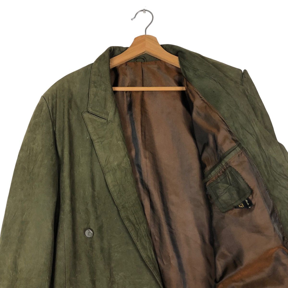 Issey Miyake 🔥Vintage Genuine Leather Jacket Biker Sub Urban Tokyo Made Size US L / EU 52-54 / 3 - 12 Thumbnail