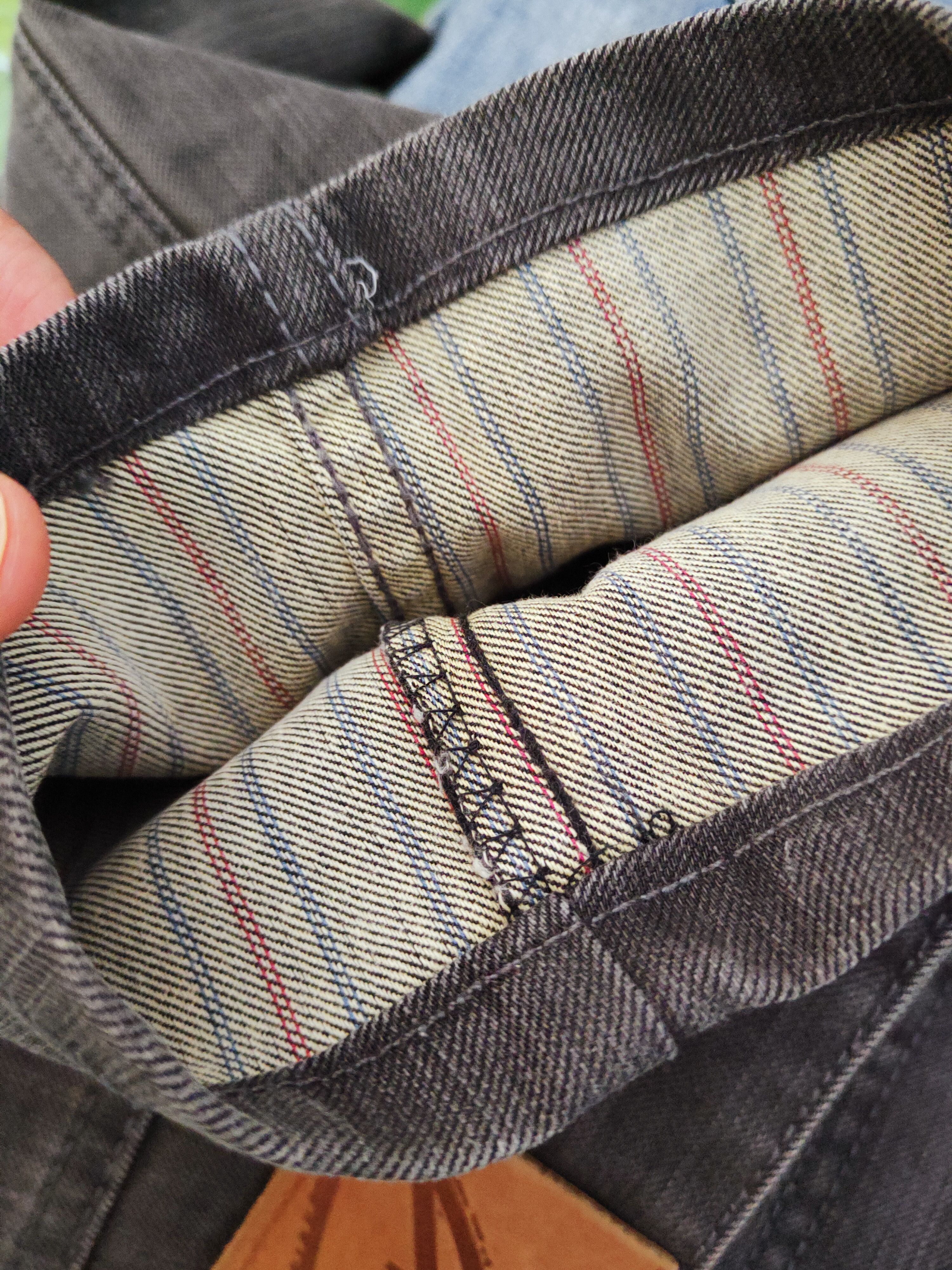 Japanese Brand × Vintage Encode Dark Brown Distressed Ripped Jeans Size US 38 / EU 54 - 13 Thumbnail