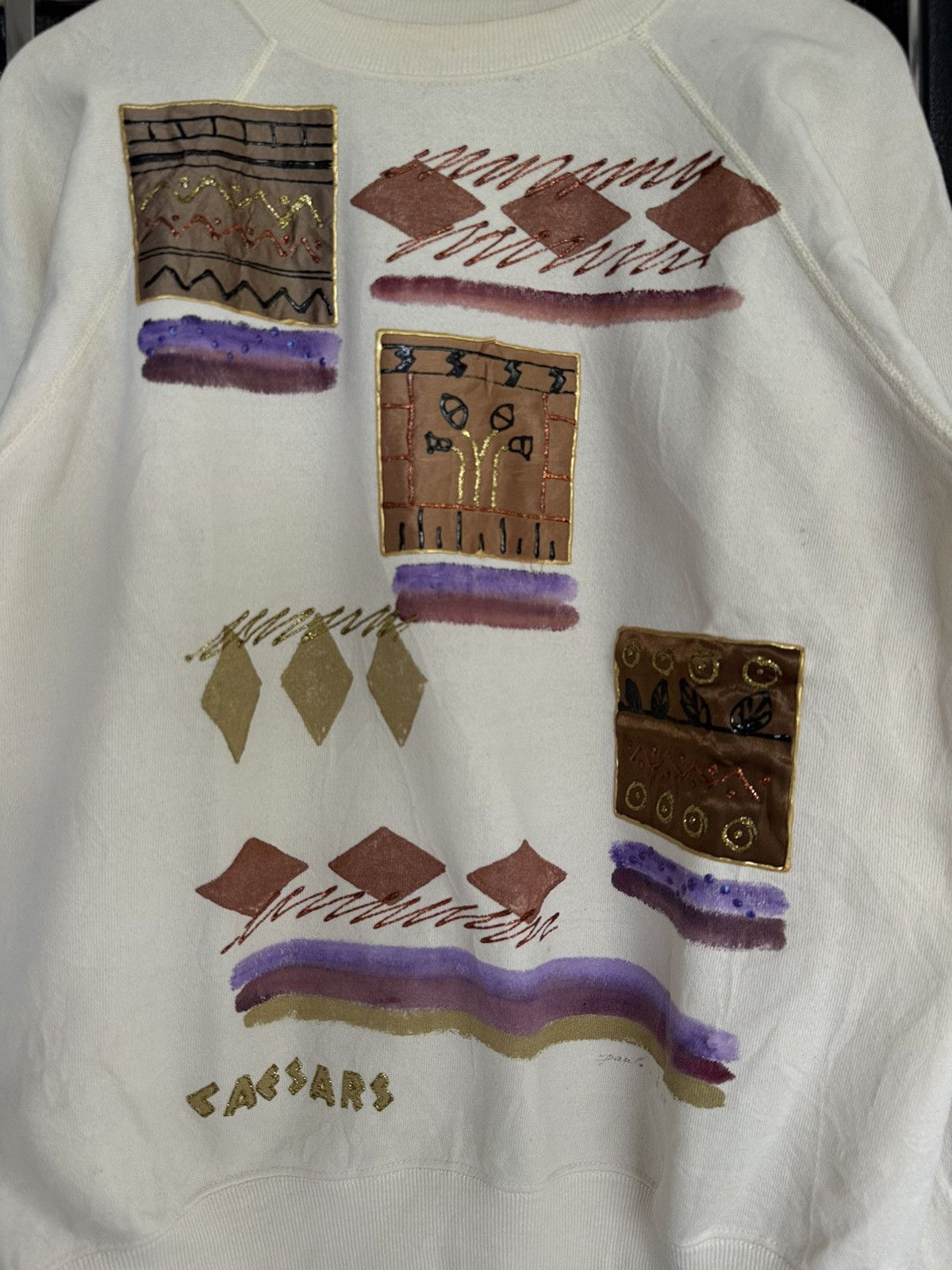 Vintage Vintage Caesars Exclusively Art Sweatshirt Size US L / EU 52-54 / 3 - 2 Thumbnail