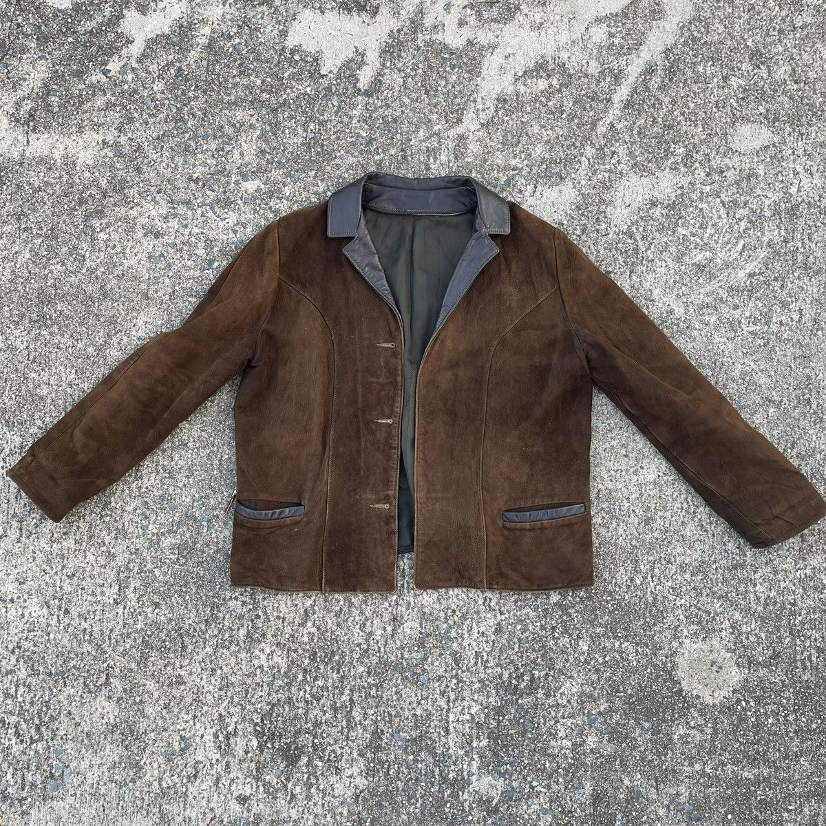 Vintage Vintage Womens Leather Jacker Size M / US 6-8 / IT 42-44 - 2 Thumbnail