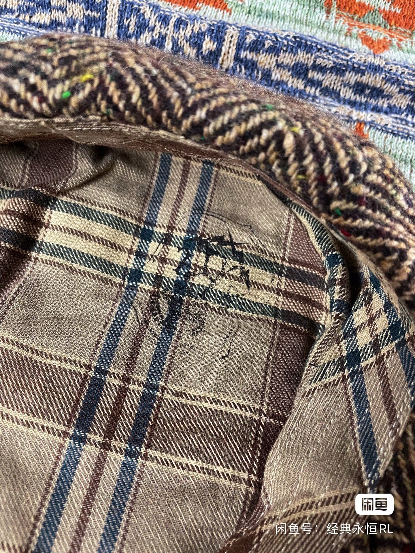 RRL Ralph Lauren × Ralph Lauren Ralph Lauren Classic Wide Wool Newsboy Hat Size ONE SIZE - 5 Thumbnail