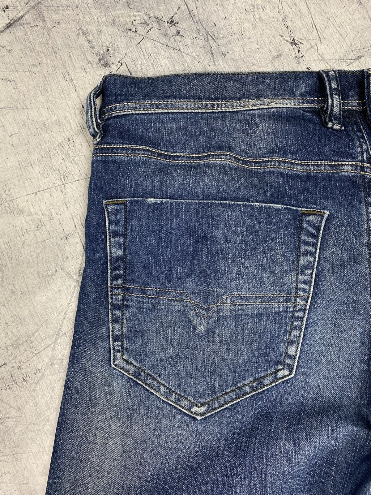 Diesel Diesel Tepphar Denim Jeans Mid Blue Size 34 Size US 34 / EU 50 - 4 Thumbnail