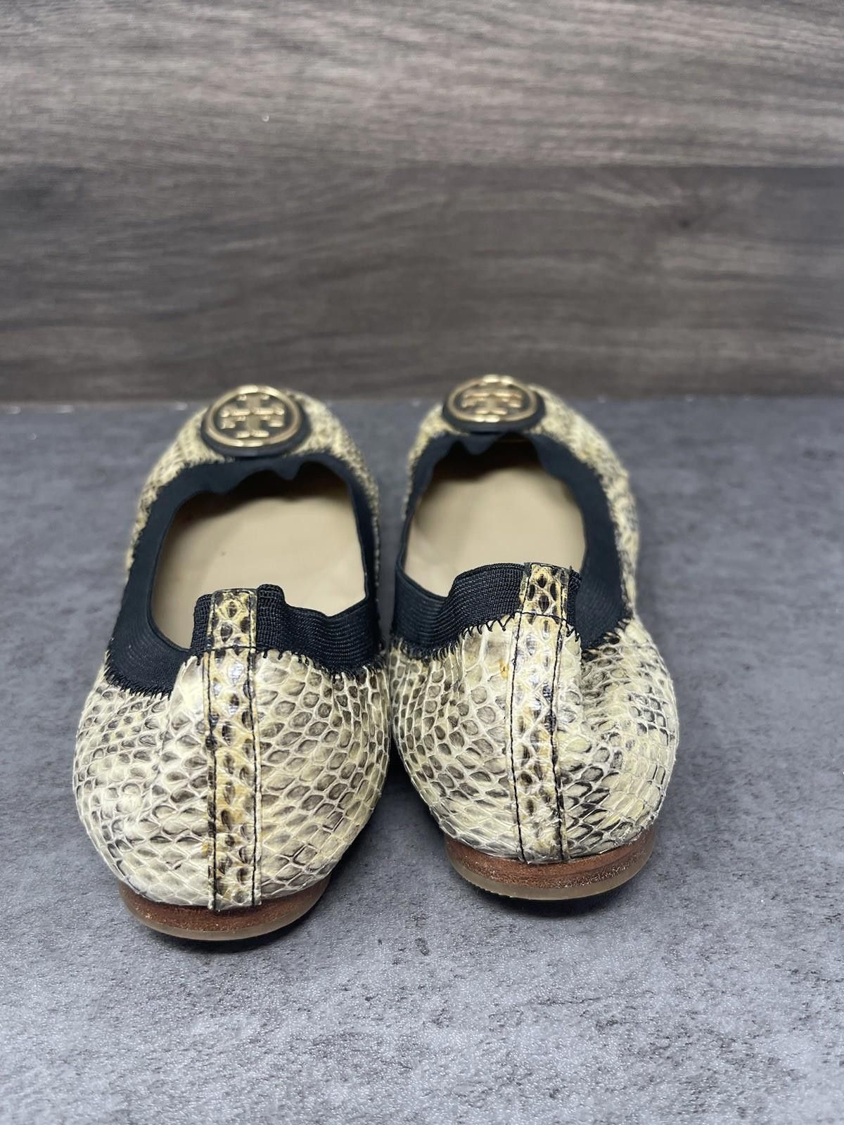 Other Tory Burch Shoes Womens Size 8 Caroline Snake Print Flats Size US 8 / IT 38 - 4 Thumbnail