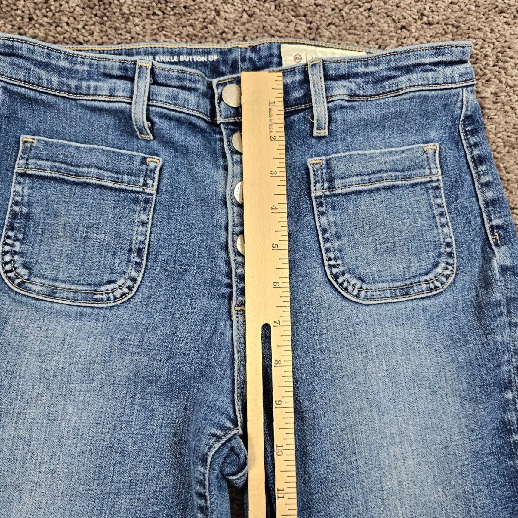 Vintage VINTAGE Adriano Goldschmied Jeans Women Adult Medium Blue Slim Ankle Stretch Denim 90s Womens Size 25" / US 0 / IT 36 - 3 Thumbnail