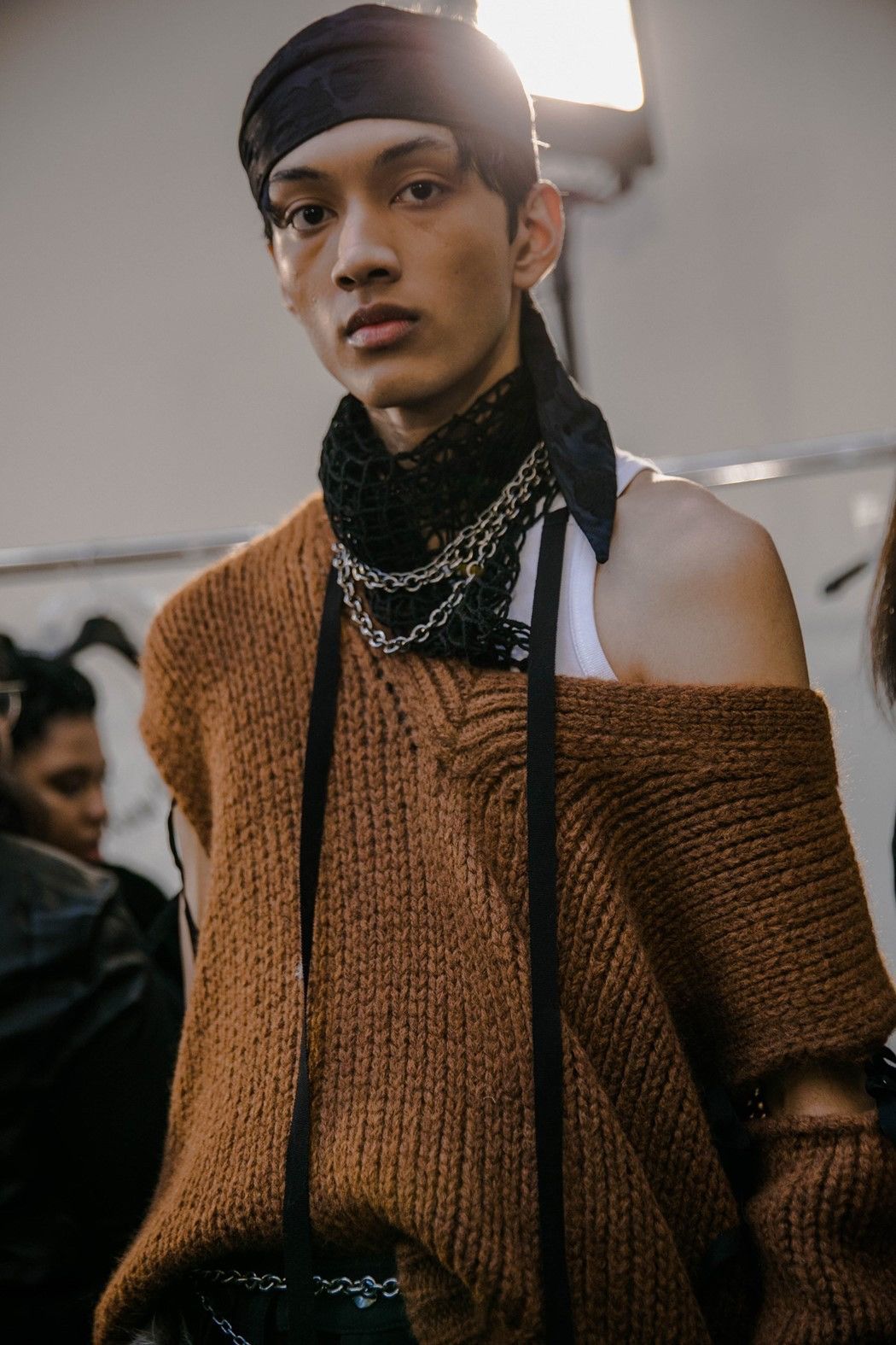 Ann Demeulemeester Fw19 rare oversized black alpaca detachable sweater Size US M / EU 48-50 / 2 - 5 Thumbnail